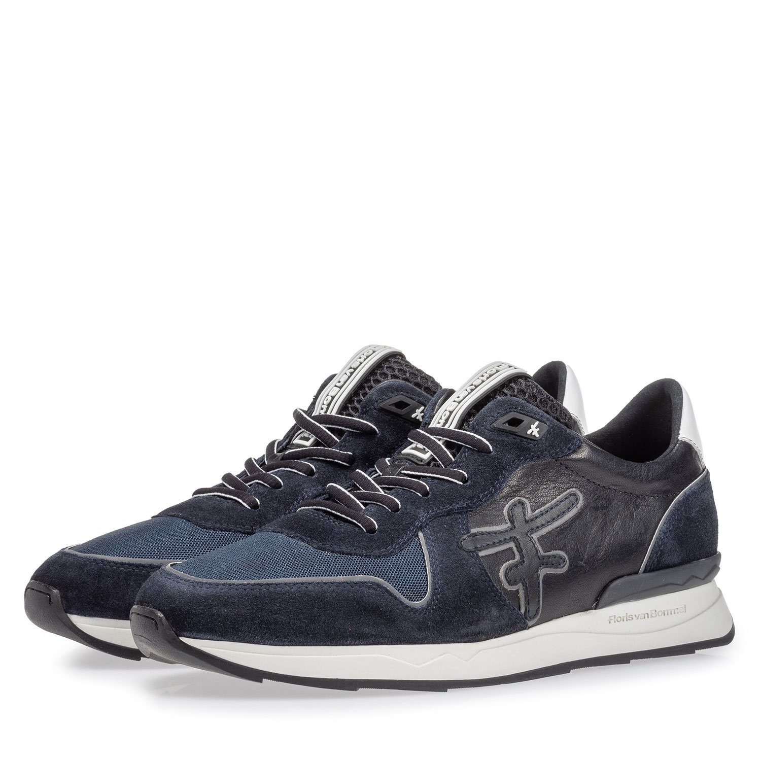 16284/01 - Sneaker dark blue suede leather 16284/01 - Sneaker dark blue suede leather