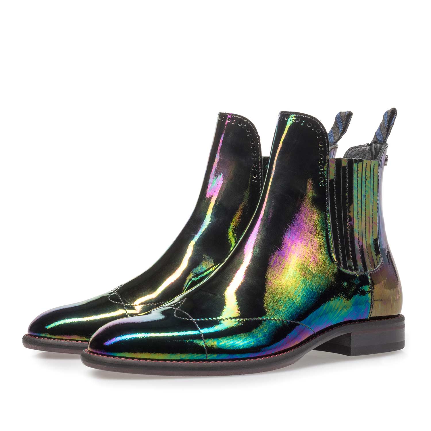 85601/02 - Multi-color chelsea boot van lakleer 85601/02 - Multi-color chelsea boot van lakleer