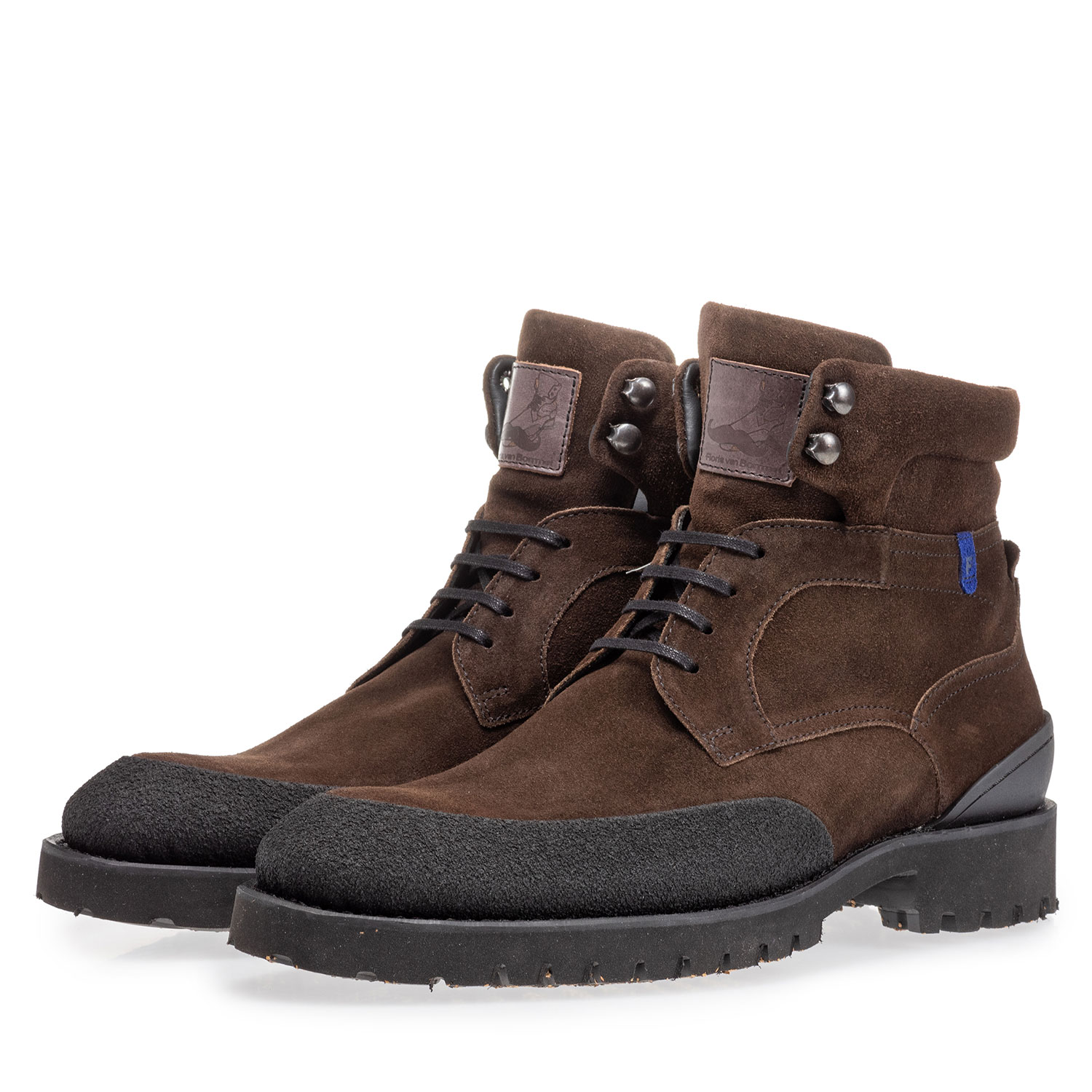 20110/08 - Lace boot brown suede leather 20110/08 - Lace boot brown suede leather