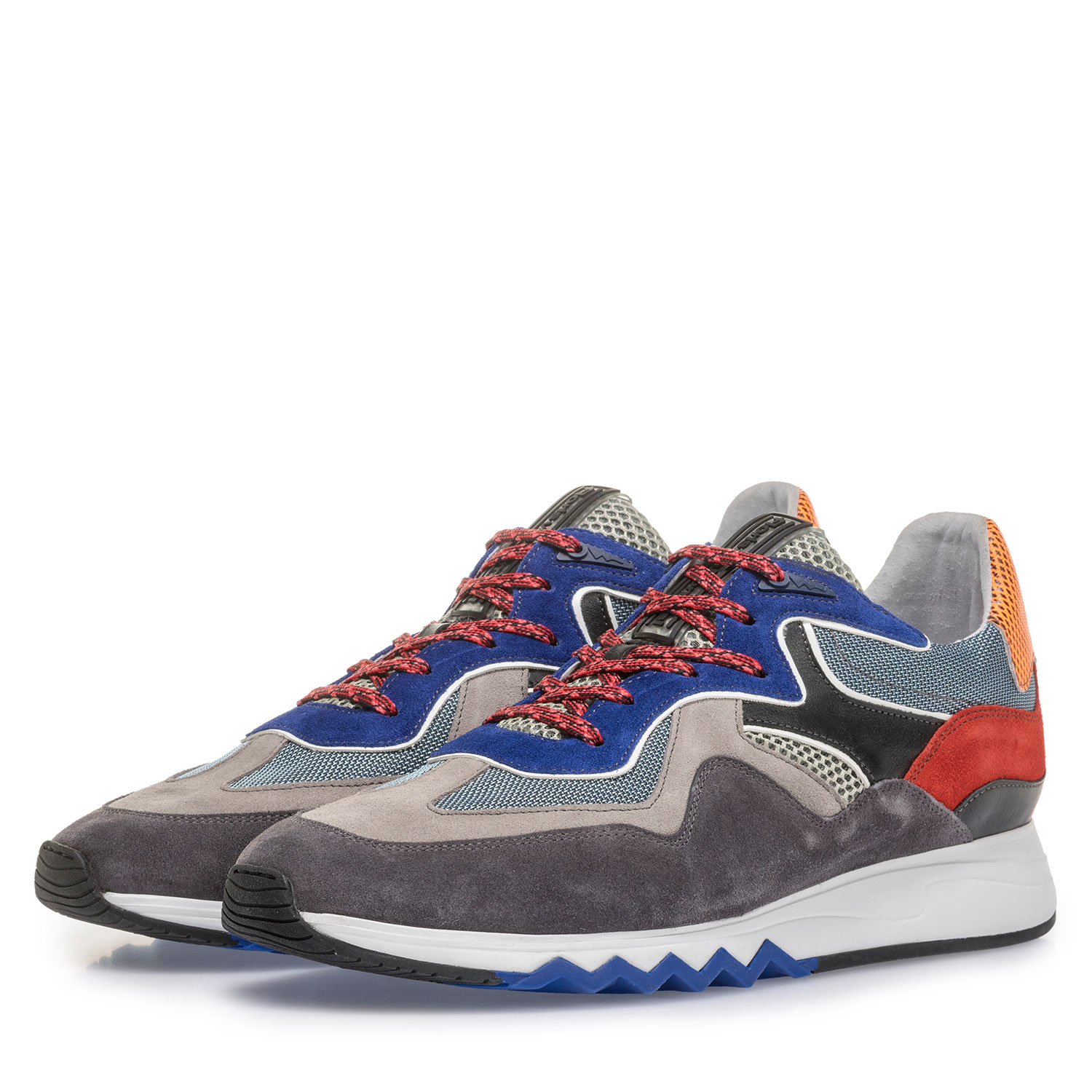 16290/03 - Multi-colour sneaker with blue details 16290/03 - Multi-colour sneaker with blue details