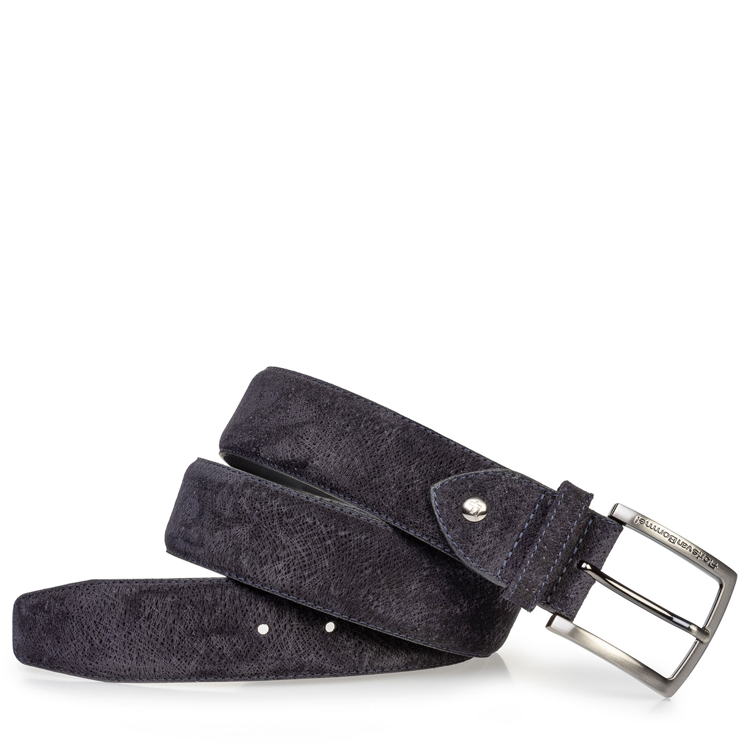 75202/69 - Suède riem donkerblauw 75202/69 - Suède riem donkerblauw