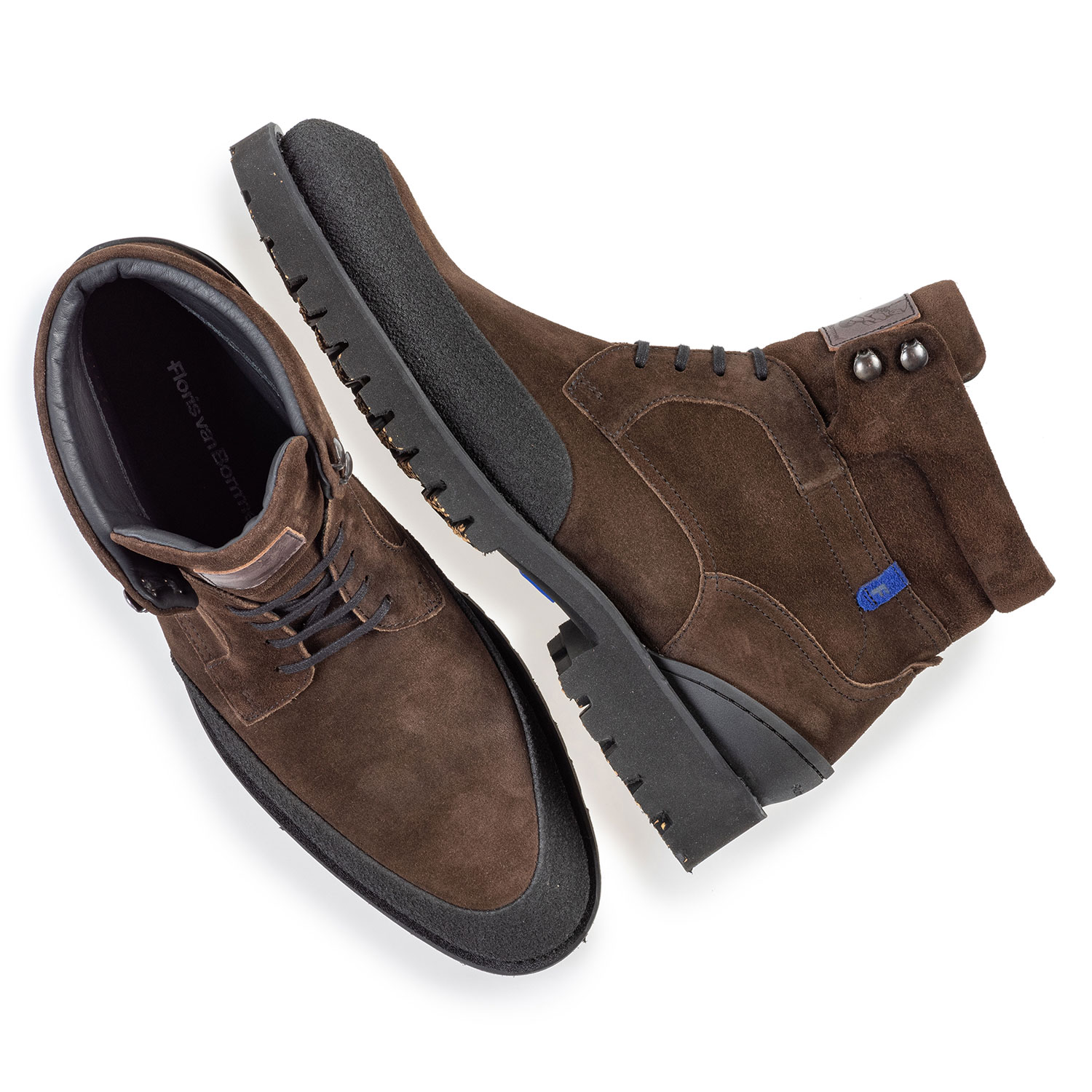 20110/08 - Lace boot brown suede leather 20110/08 - Lace boot brown suede leather