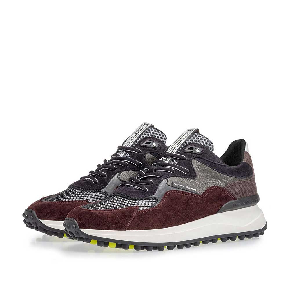 16339/03 - Noppi sneaker bordeauxrood/blauw 16339/03 - Noppi sneaker bordeauxrood/blauw