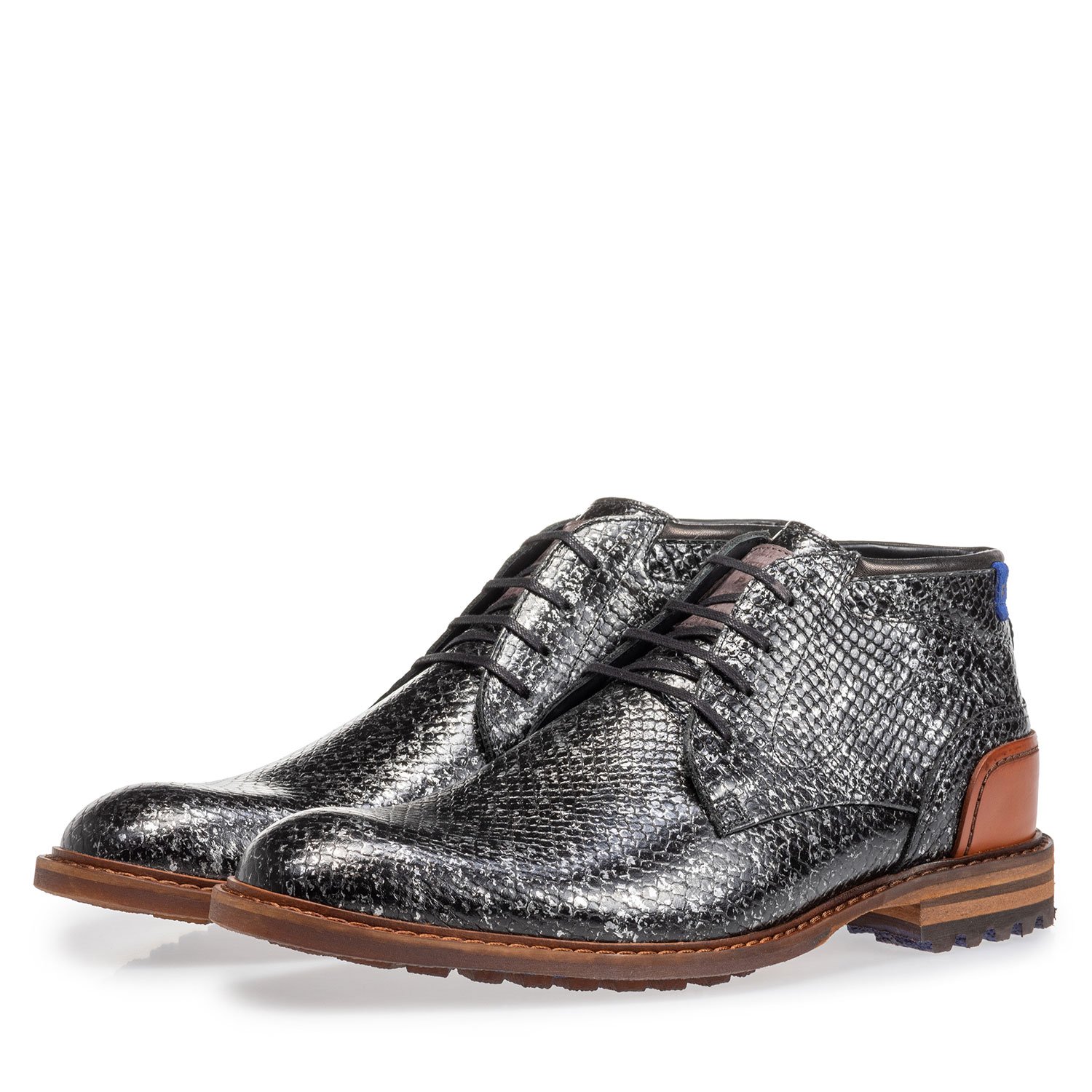 20102/11 - Crepi boot metallic zwart 20102/11 - Crepi boot metallic zwart