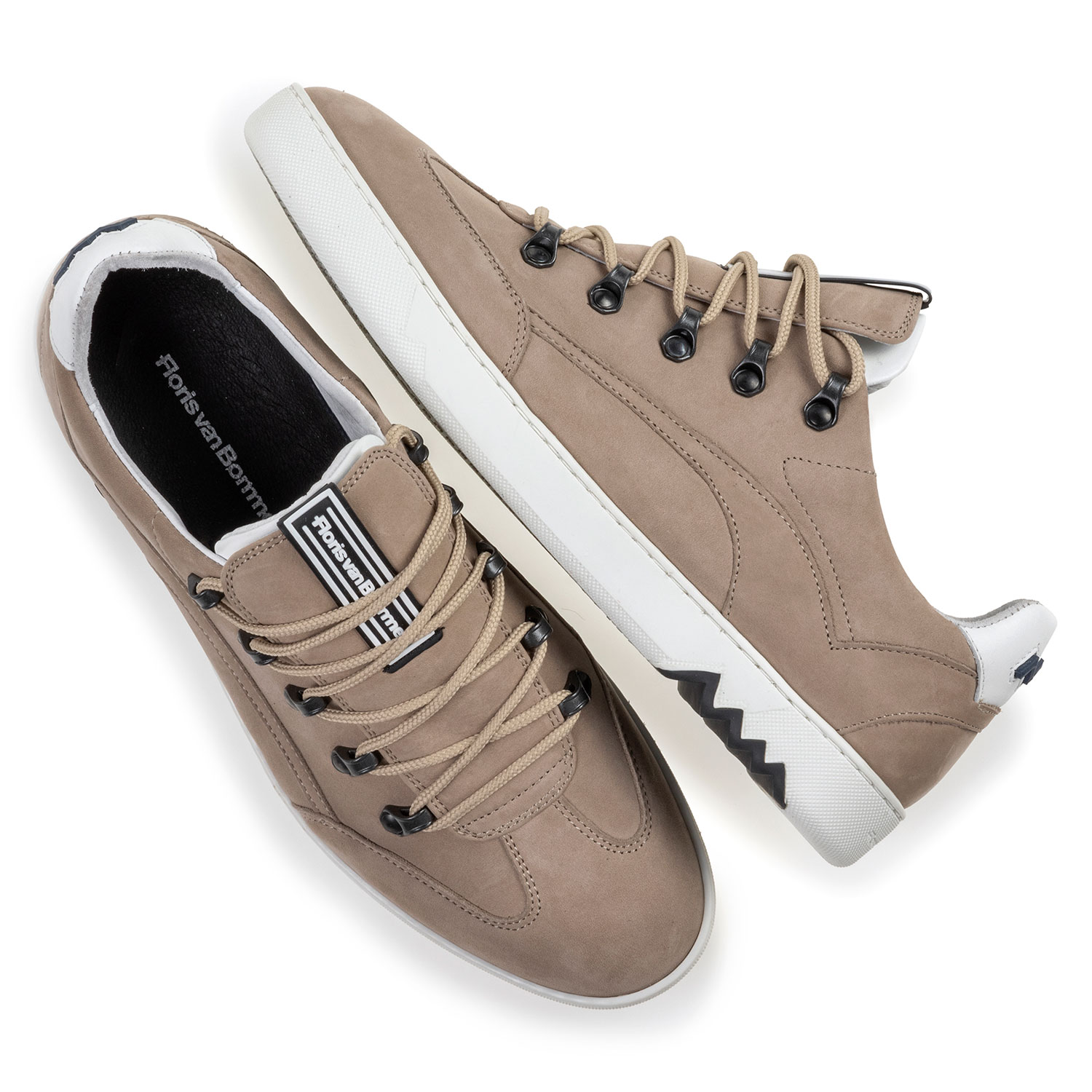 16464/22 - Hiking sneaker nubuck leather beige 16464/22 - Hiking sneaker nubuck leather beige