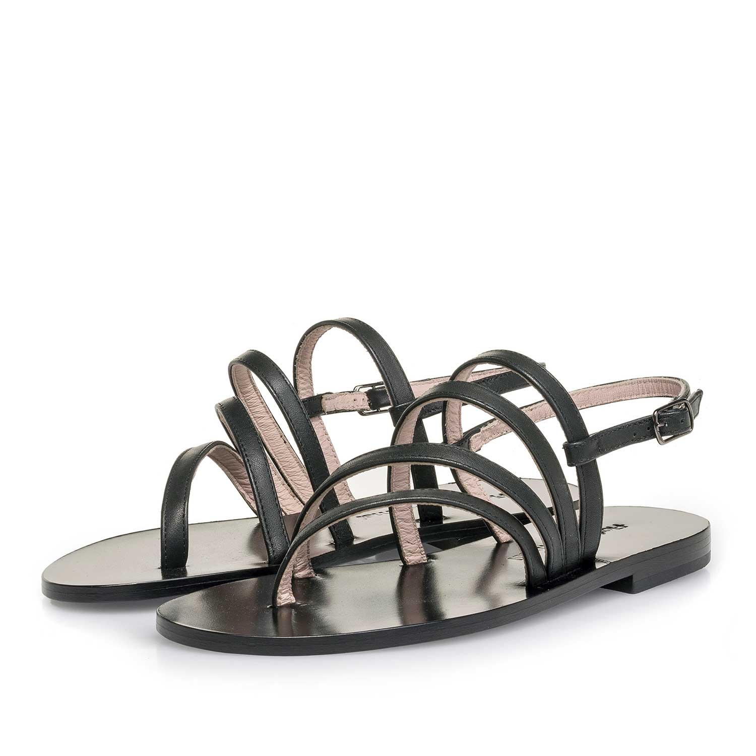 85905/00 - Black calf leather sandal 85905/00 - Black calf leather sandal