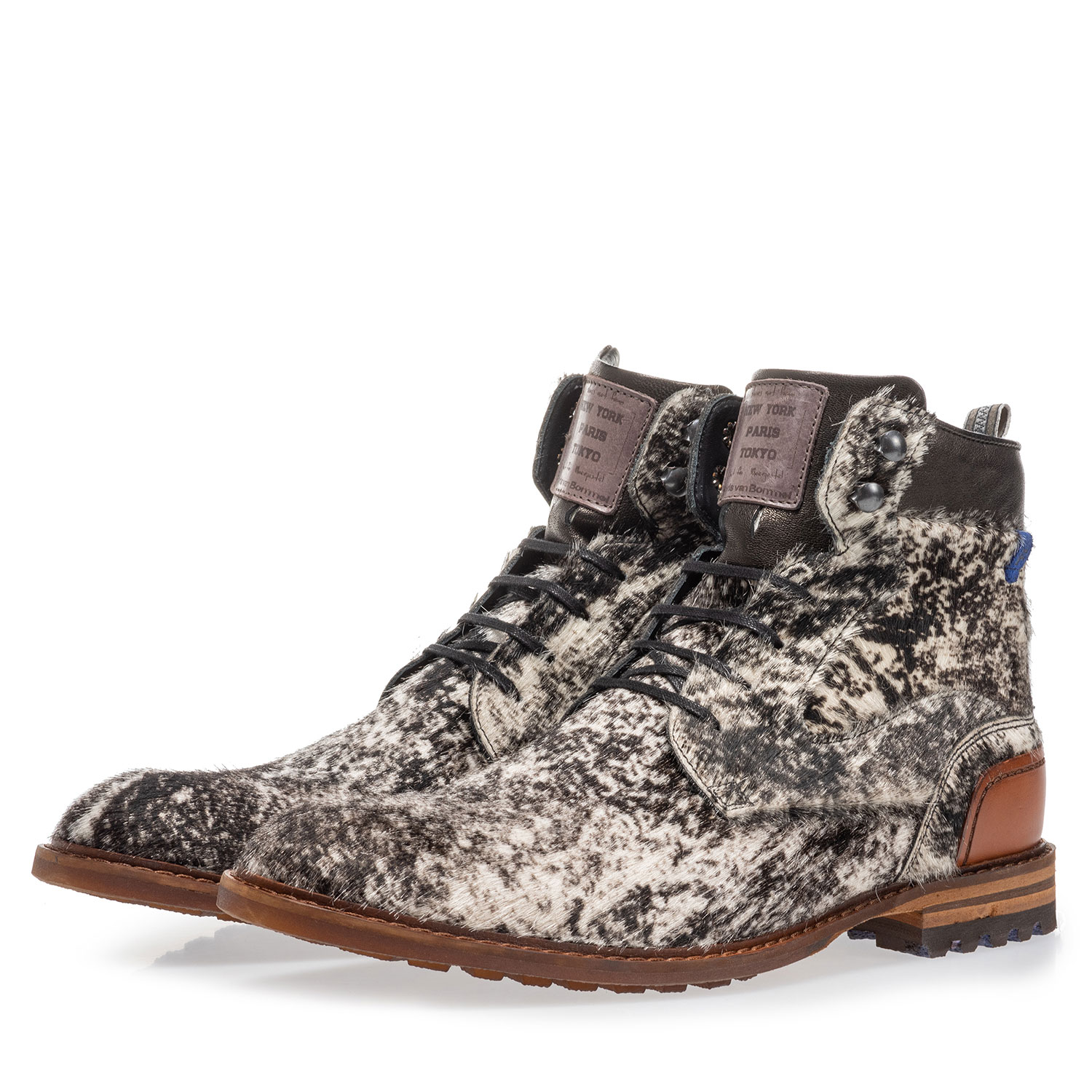 20058/02 - Veterboot pony off-white 20058/02 - Veterboot pony off-white