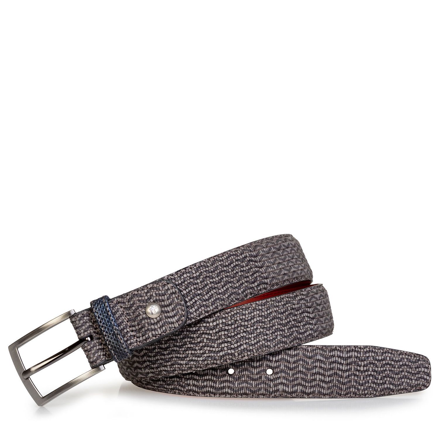 75188/83 - Riem nubuckleer taupe 75188/83 - Riem nubuckleer taupe