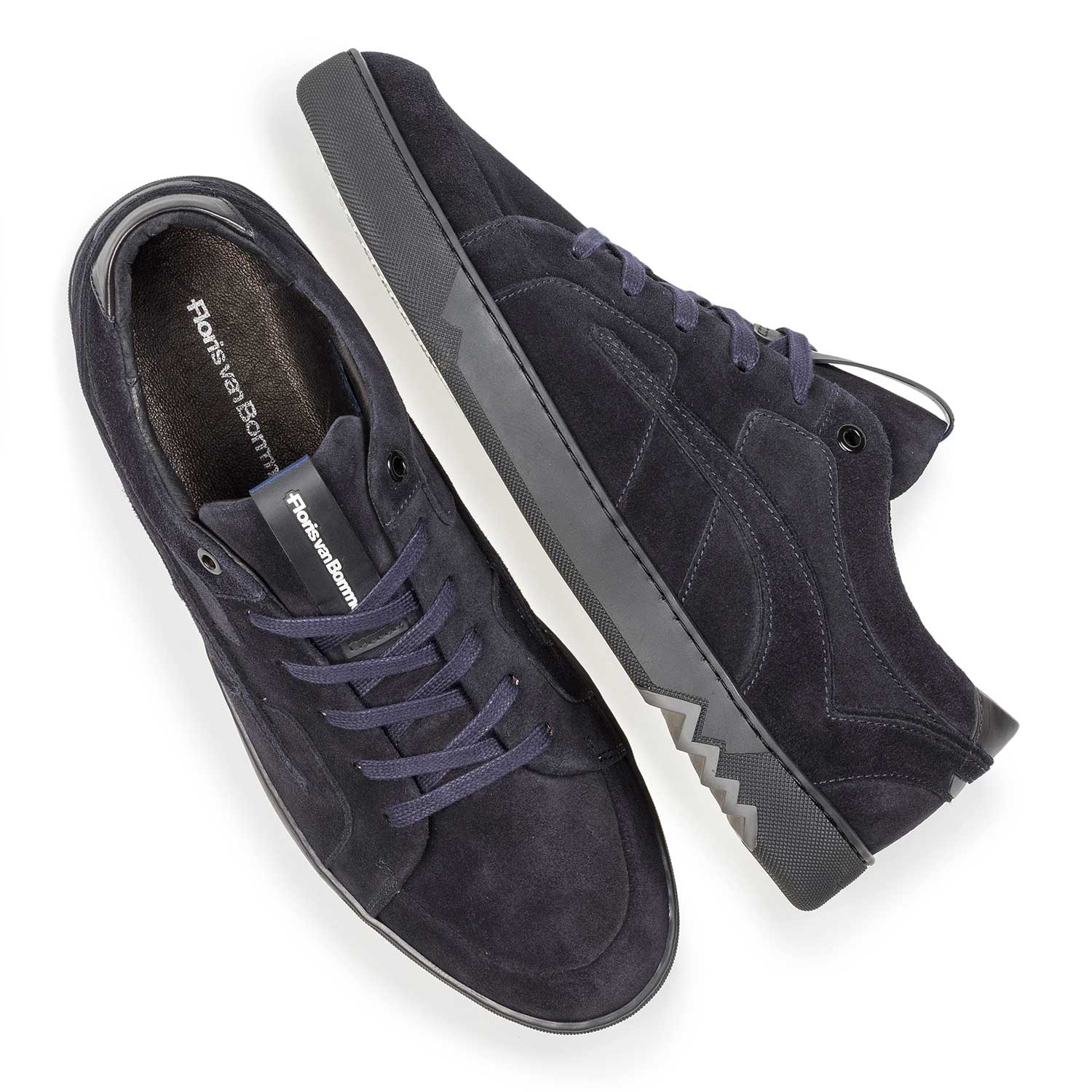 10646/02 - Donkerblauwe suède sneaker 10646/02 - Donkerblauwe suède sneaker
