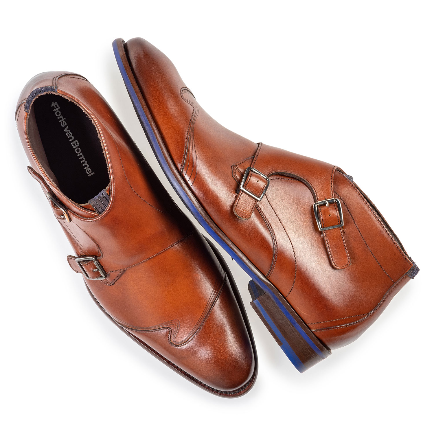 20197/00 - Buckle shoe calf leather cognac 20197/00 - Buckle shoe calf leather cognac