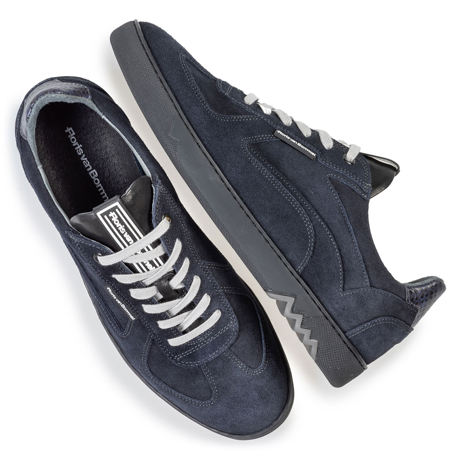 16342/29 - Sneaker dark blue suede leather 16342/29 - Sneaker dark blue suede leather