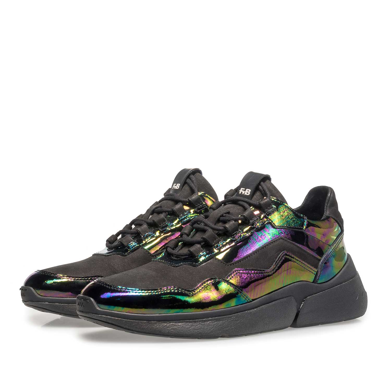 85293/01 - Multi-color sneaker van lakleer 85293/01 - Multi-color sneaker van lakleer