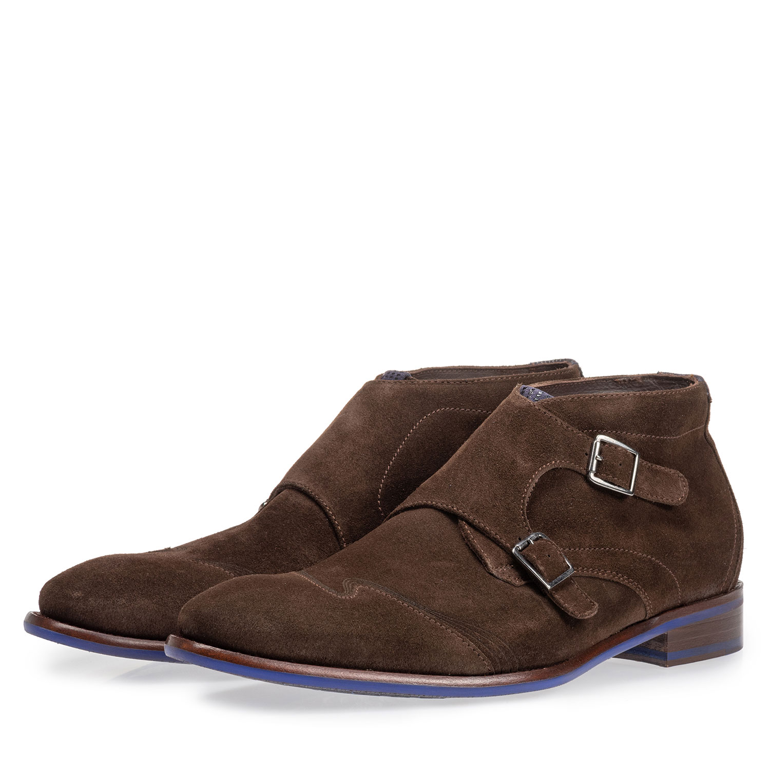 20197/02 - Gespschoen bruin suède 20197/02 - Gespschoen bruin suède