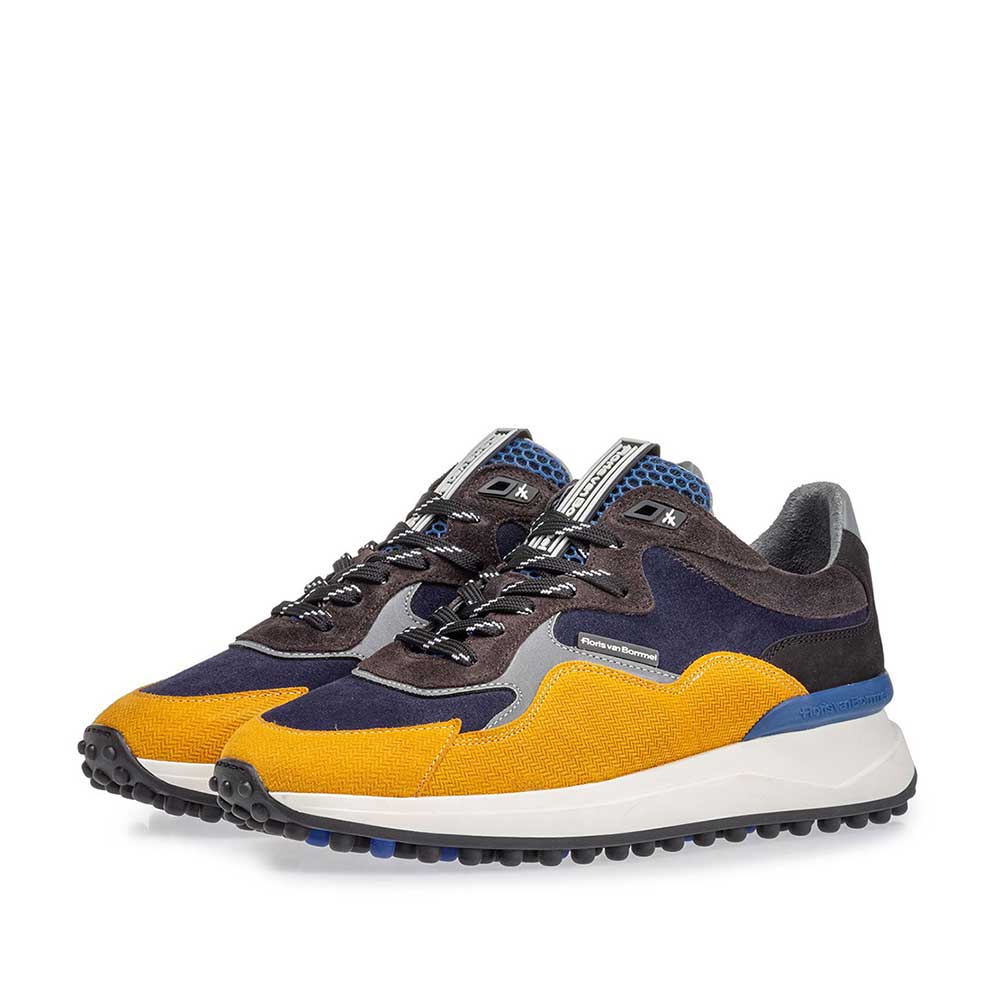 16339/00 - Noppi sneaker blue/yellow 16339/00 - Noppi sneaker blue/yellow