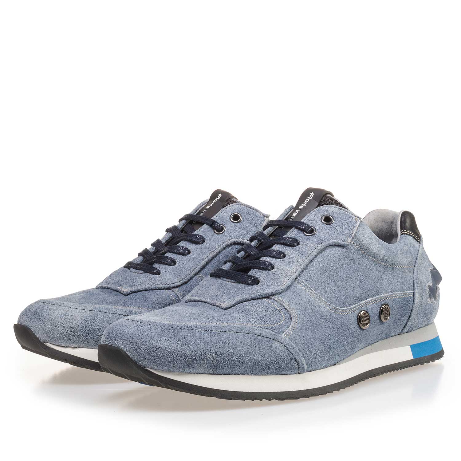 16223/00 - Lichtblauwe suède sneaker 16223/00 - Lichtblauwe suède sneaker