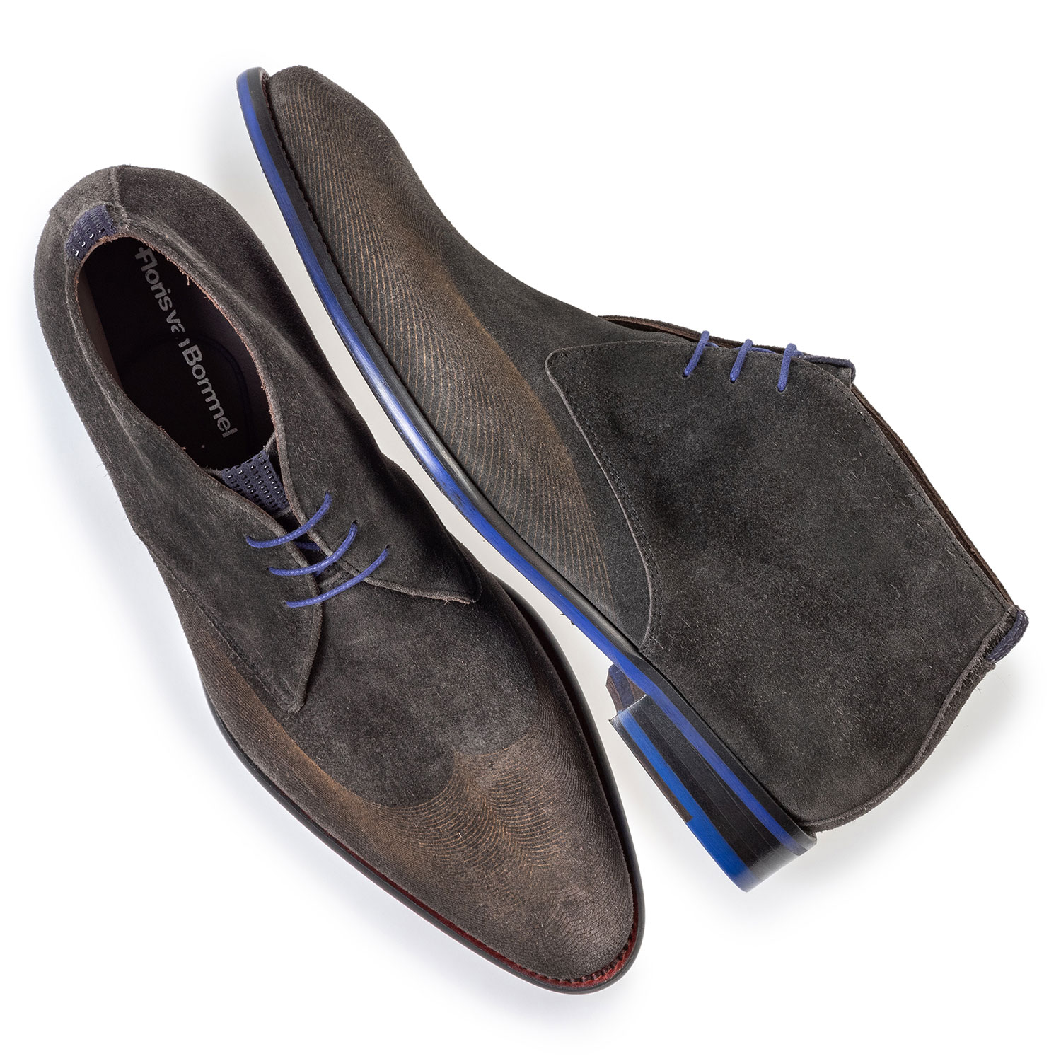20376/04 - Lace boot grey with print 20376/04 - Lace boot grey with print