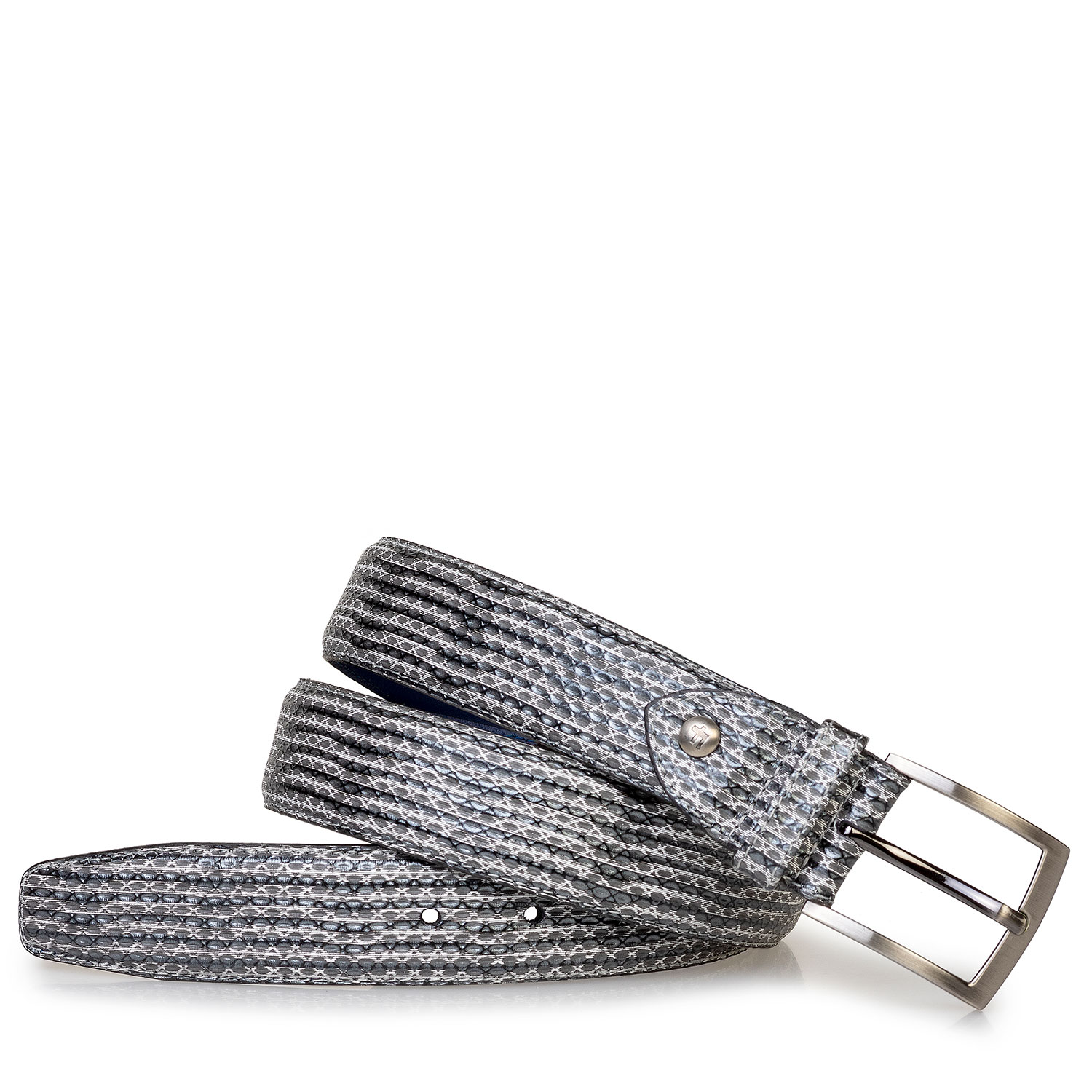 75203/88 - Riem metallic met print grijs 75203/88 - Riem metallic met print grijs