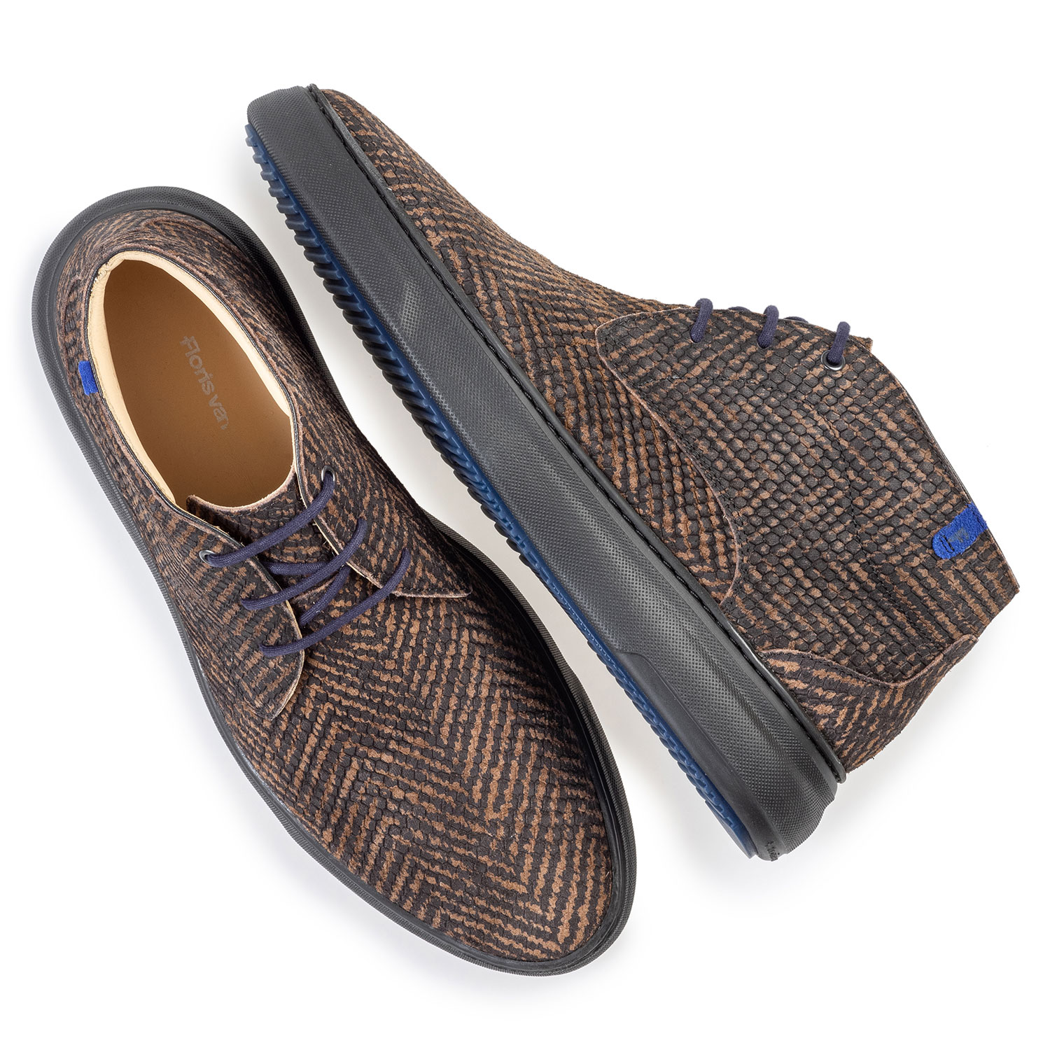 20400/19 - Boot zig-zag print brown 20400/19 - Boot zig-zag print brown