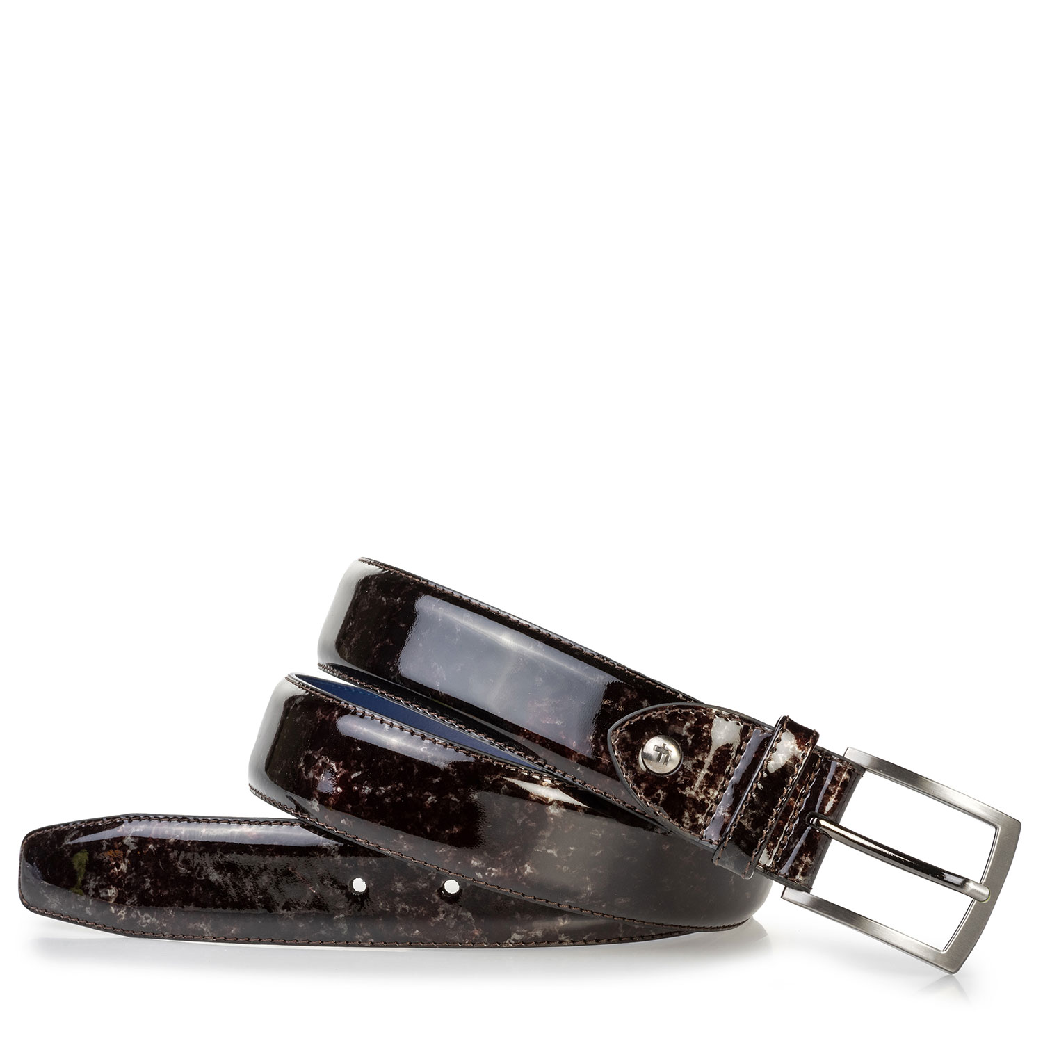 75203/47 - Riem grijs lakleer 75203/47 - Riem grijs lakleer