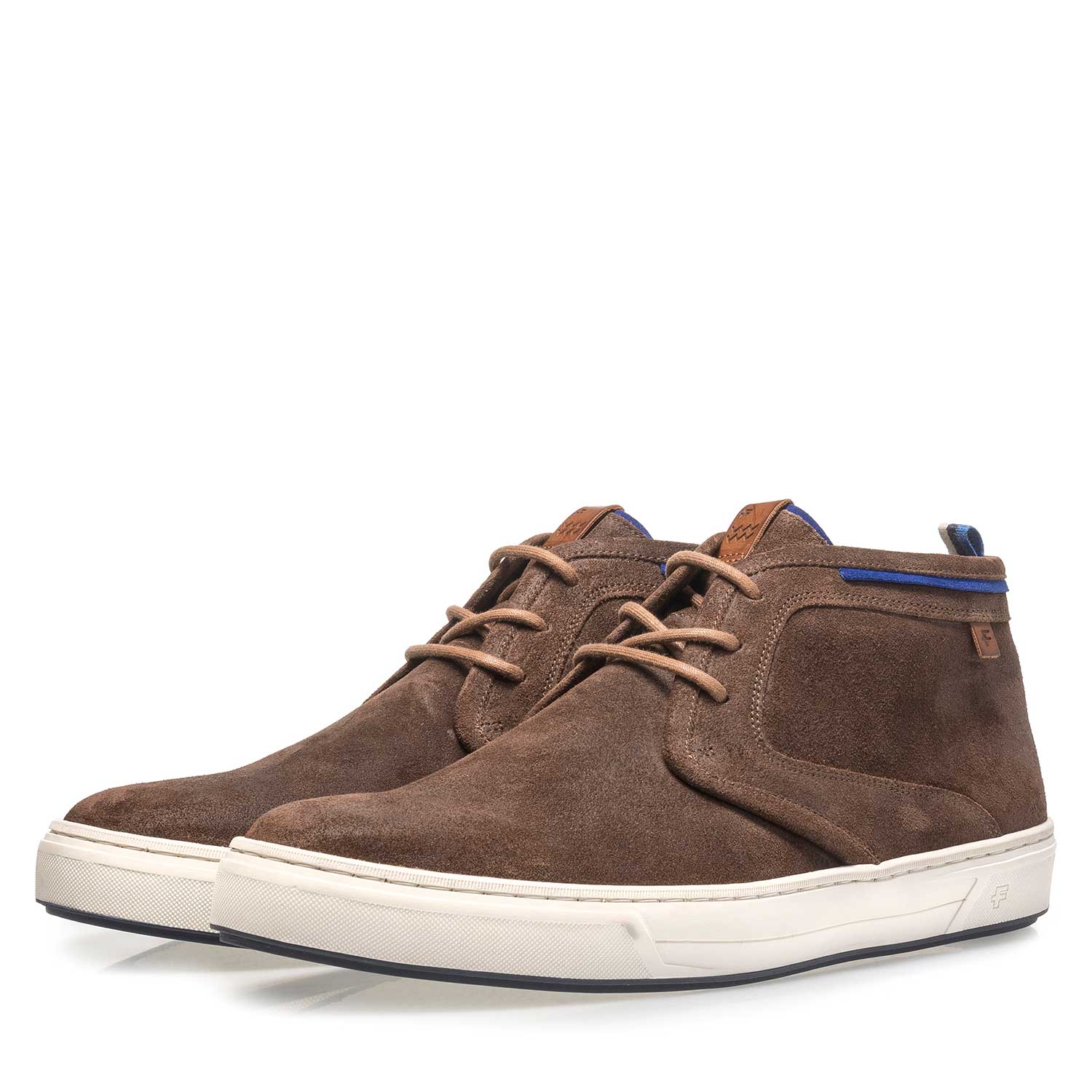 10466/12 - Suède veterboot taupe 10466/12 - Suède veterboot taupe