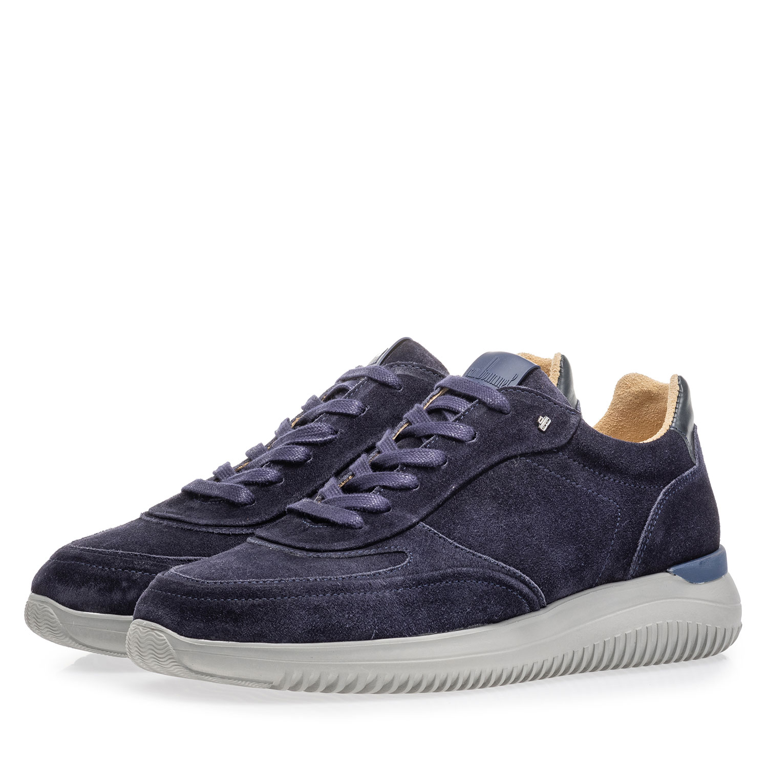 16306/11 - Blue suede leather sneaker 16306/11 - Blue suede leather sneaker