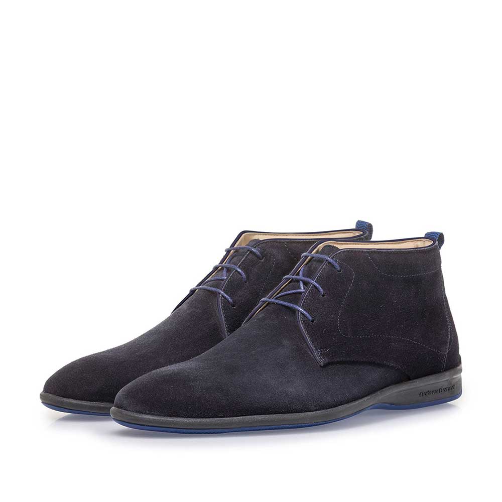 20300/00 - Donkerblauwe suède veterboot 20300/00 - Donkerblauwe suède veterboot
