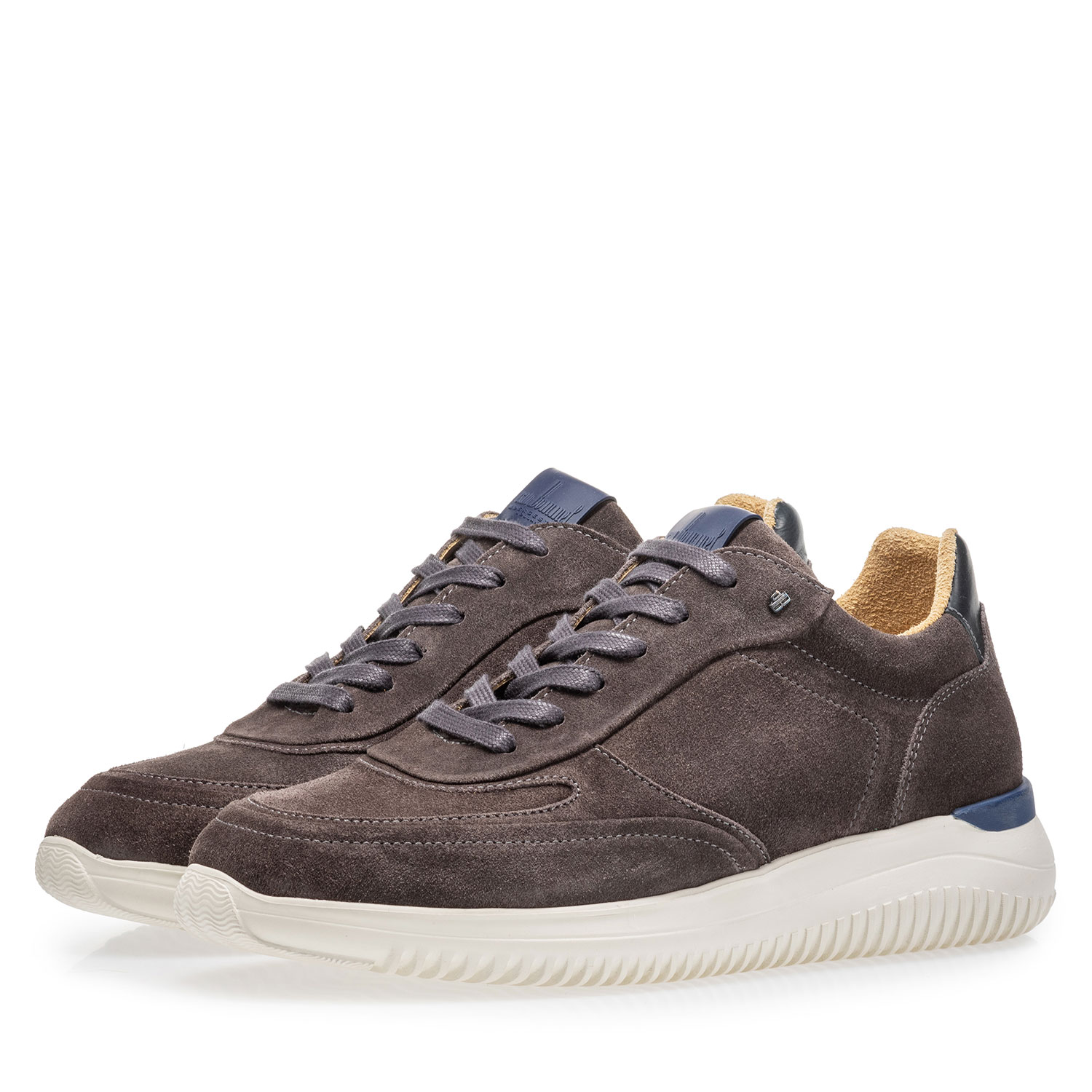 16306/13 - Grey suede leather sneaker 16306/13 - Grey suede leather sneaker