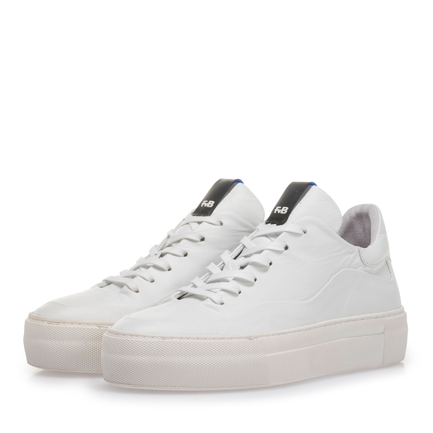 85298/00 - White leather sneaker 85298/00 - White leather sneaker