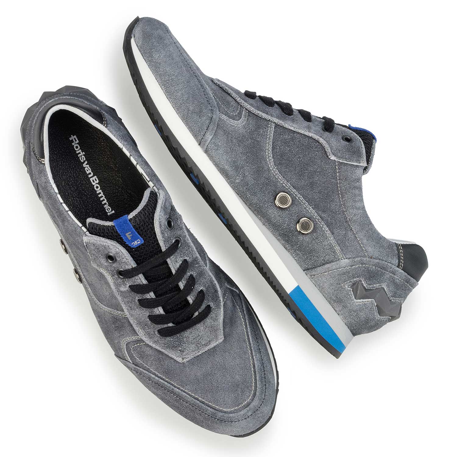 16223/01 - Grijze sneaker van suède 16223/01 - Grijze sneaker van suède