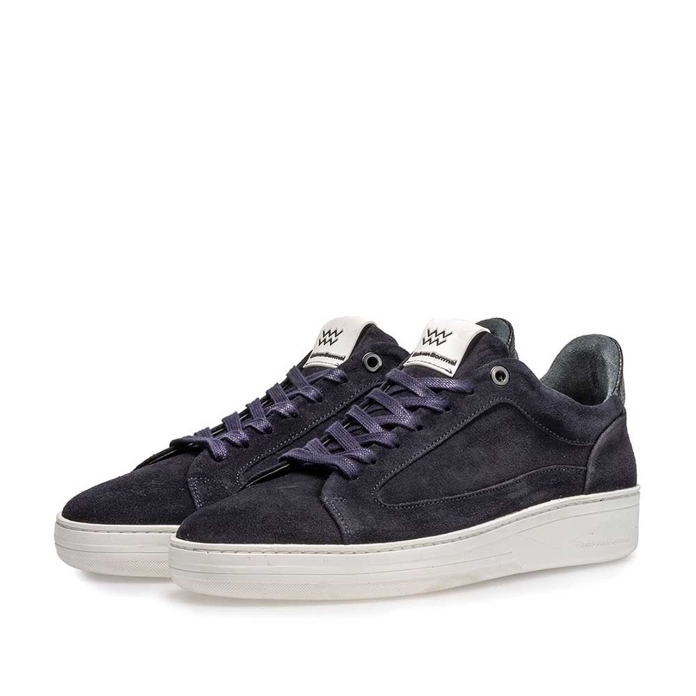 13265/28 - Sneaker blue suede leather 13265/28 - Sneaker blue suede leather