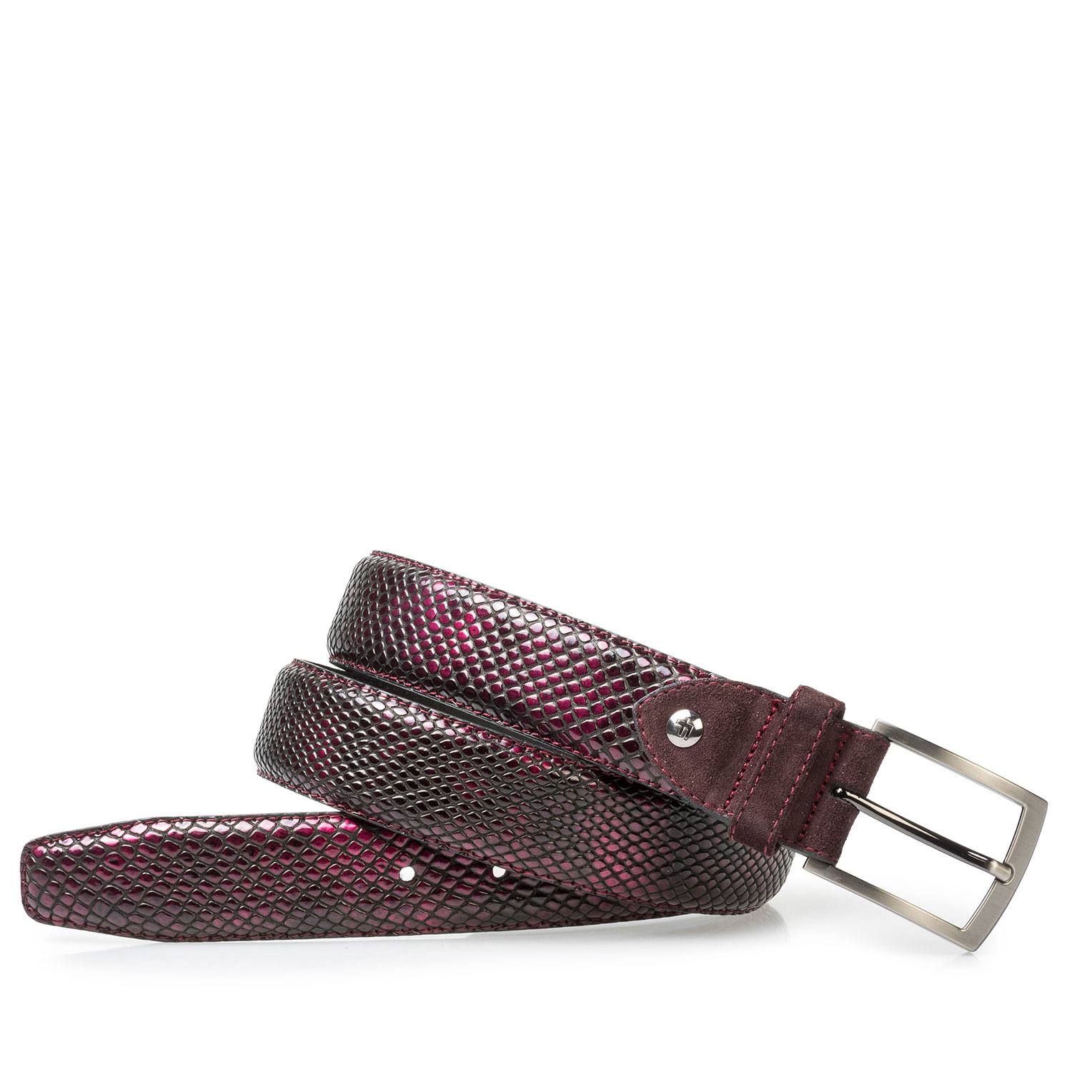 75212/00 - Red printed patent leather belt 75212/00 - Red printed patent leather belt