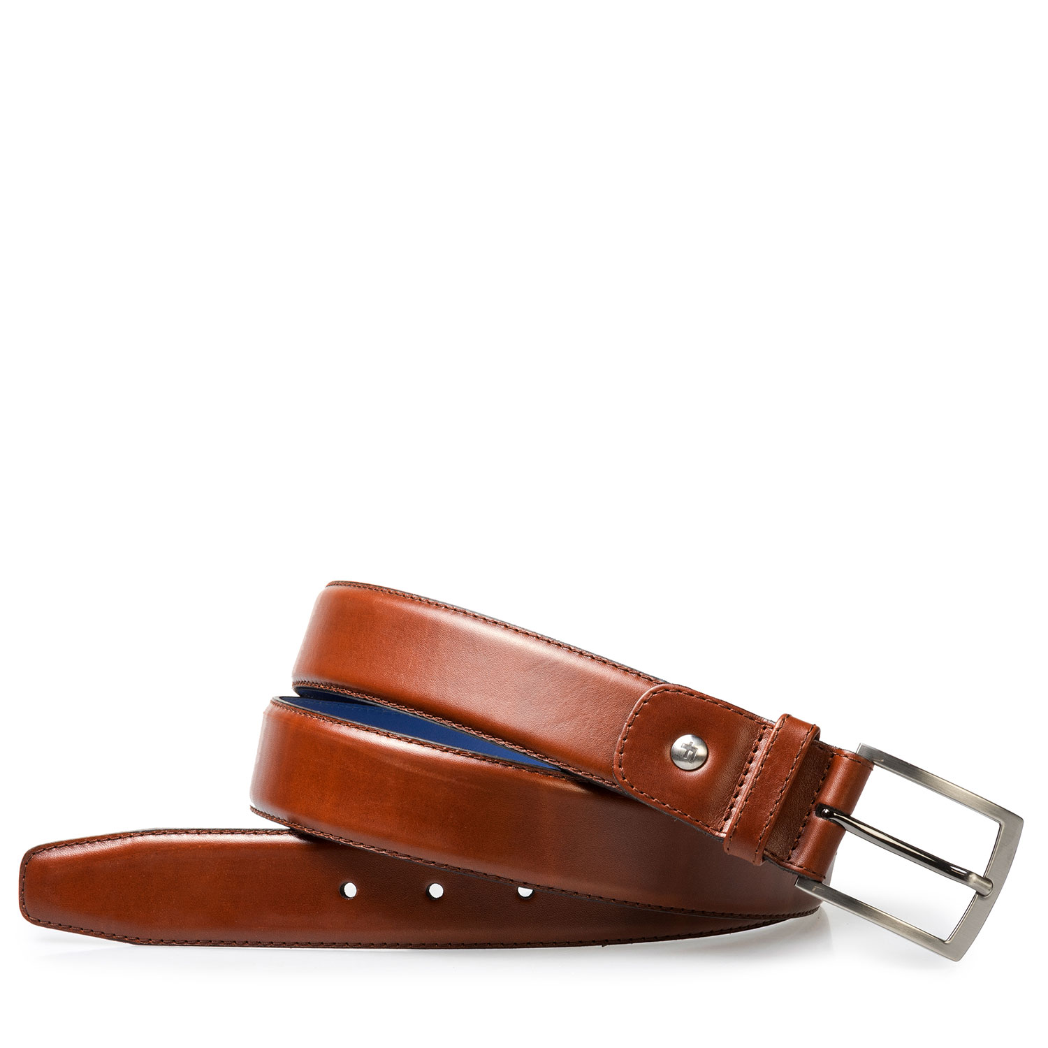 75144/07 - Dark cognac calf's leathet belt 75144/07 - Dark cognac calf's leathet belt