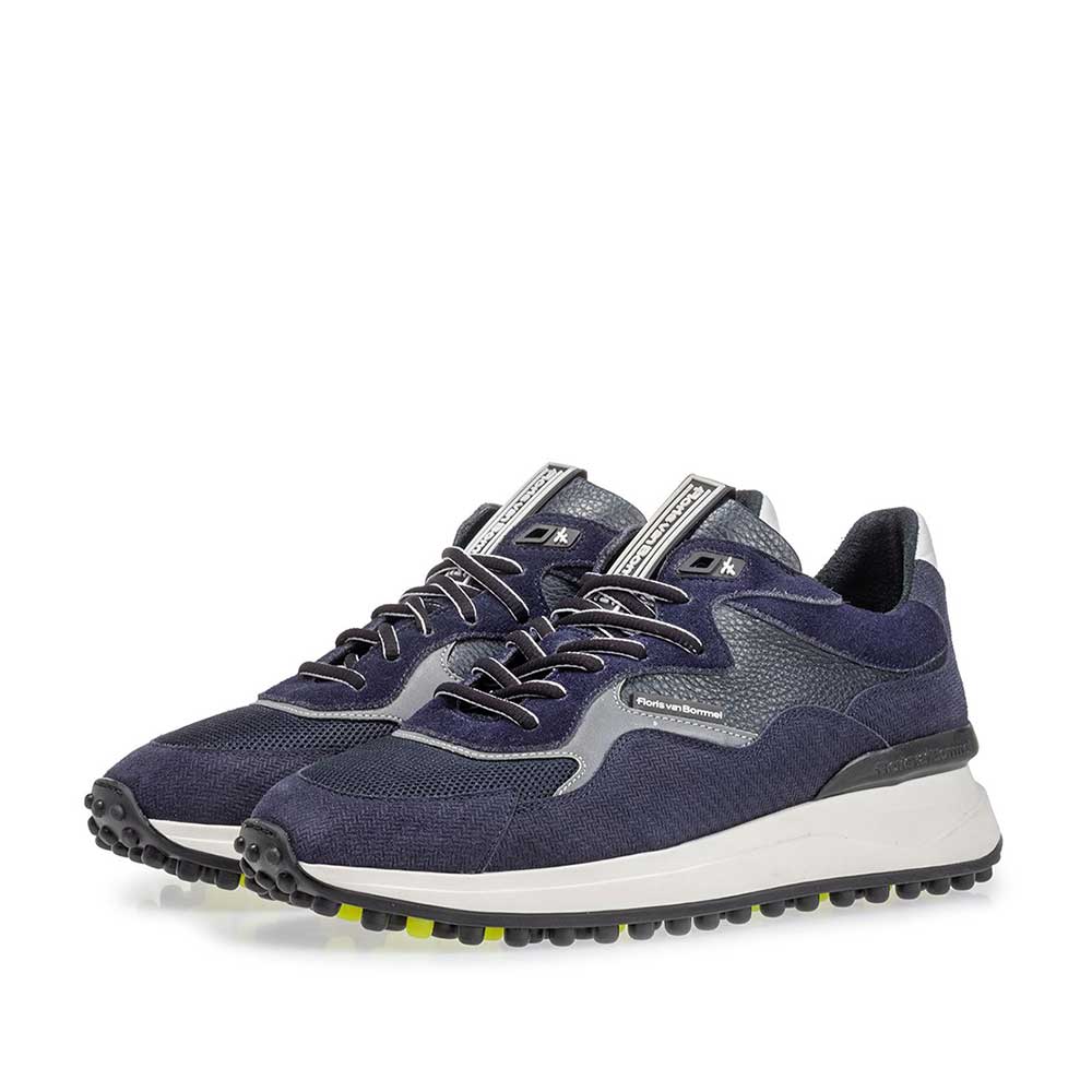 16339/04 - Noppi sneaker dark blue with print 16339/04 - Noppi sneaker dark blue with print
