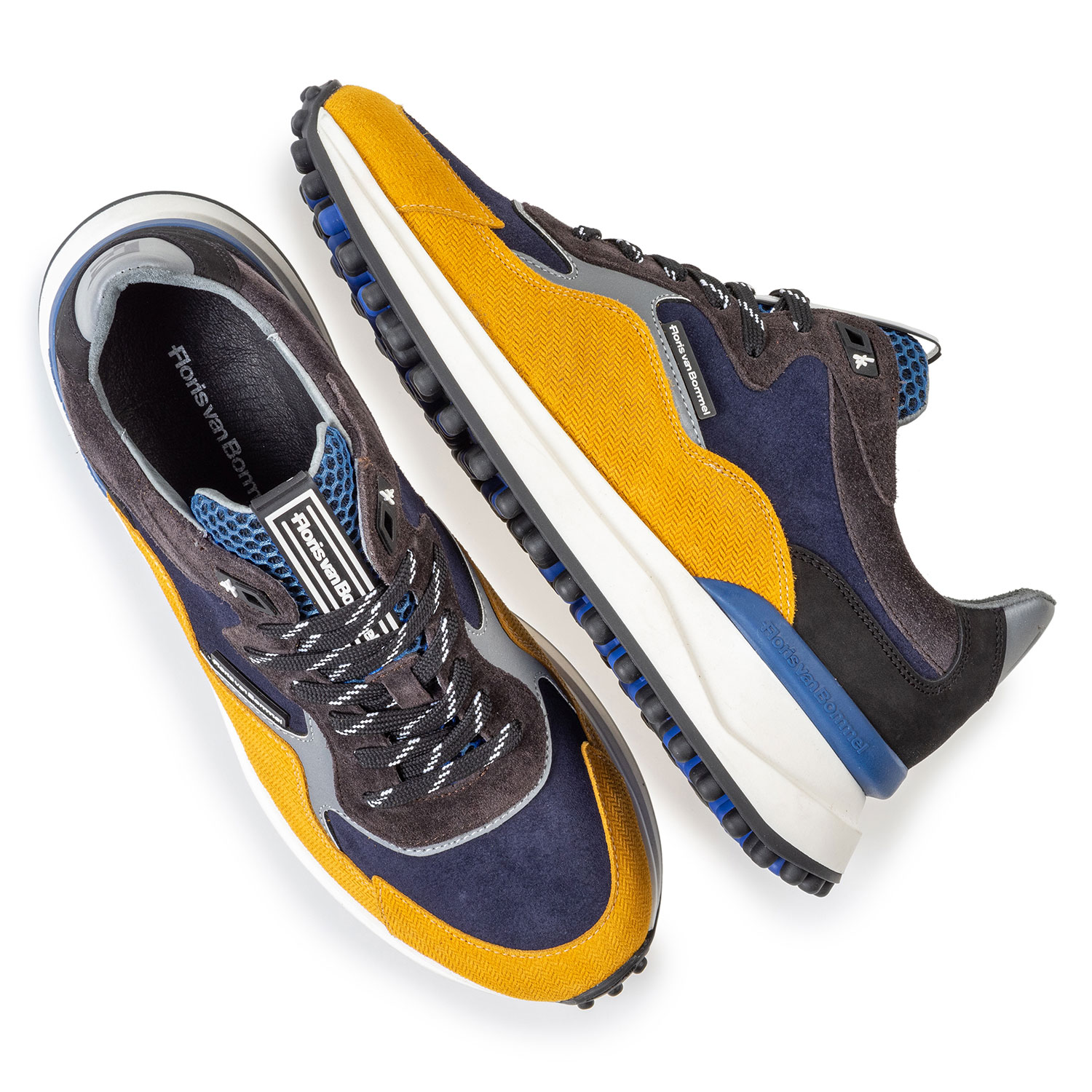 16339/00 - Noppi sneaker blue/yellow 16339/00 - Noppi sneaker blue/yellow