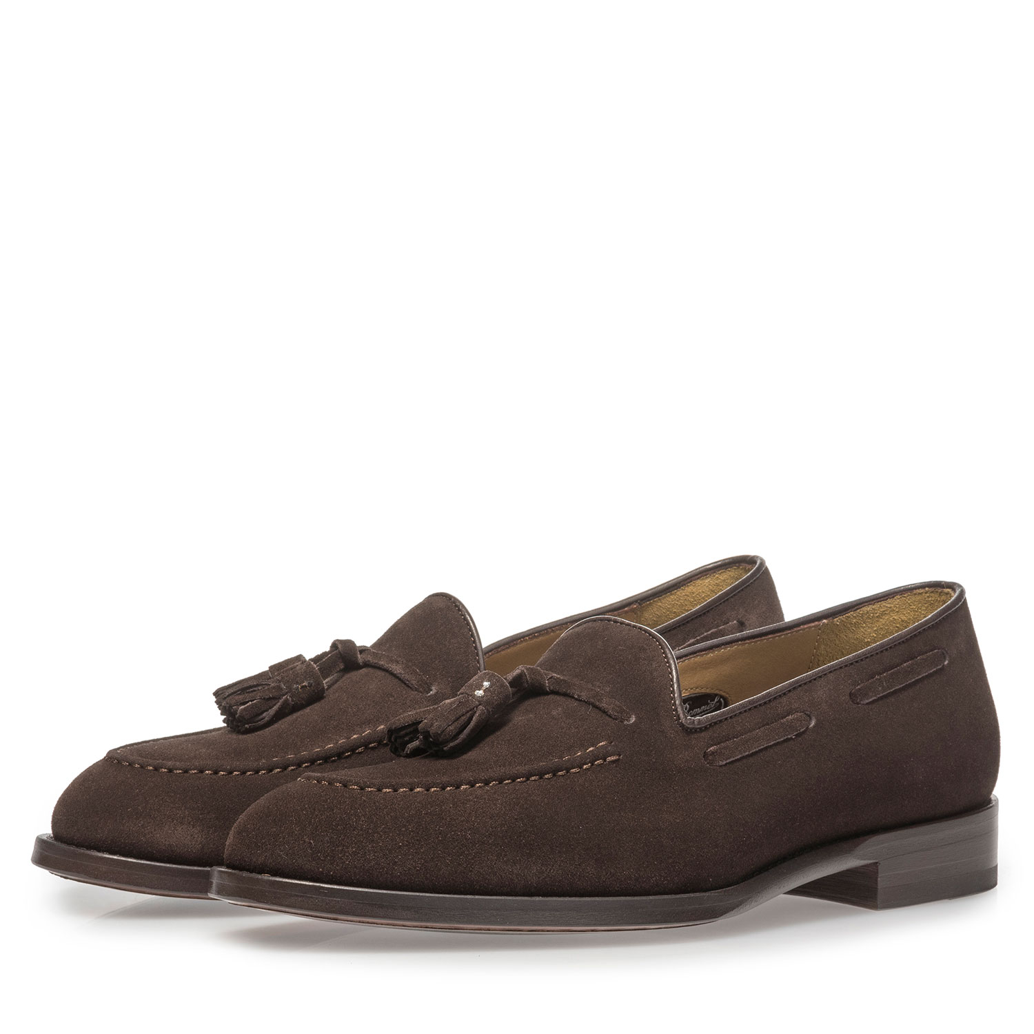 11131/04 - Donkerbruine suède loafer 11131/04 - Donkerbruine suède loafer