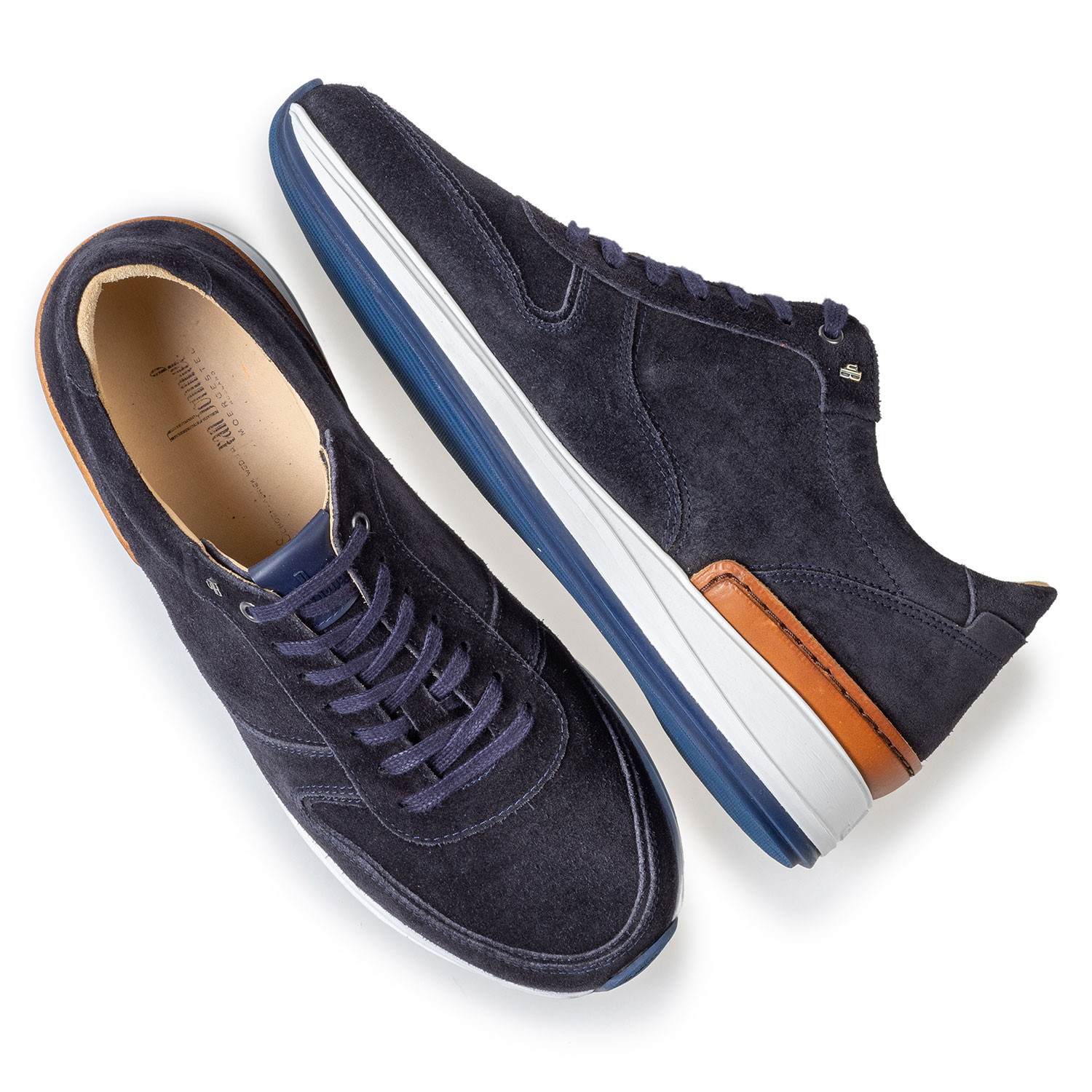 16334/04 - Sneaker dark blue suede leather 16334/04 - Sneaker dark blue suede leather