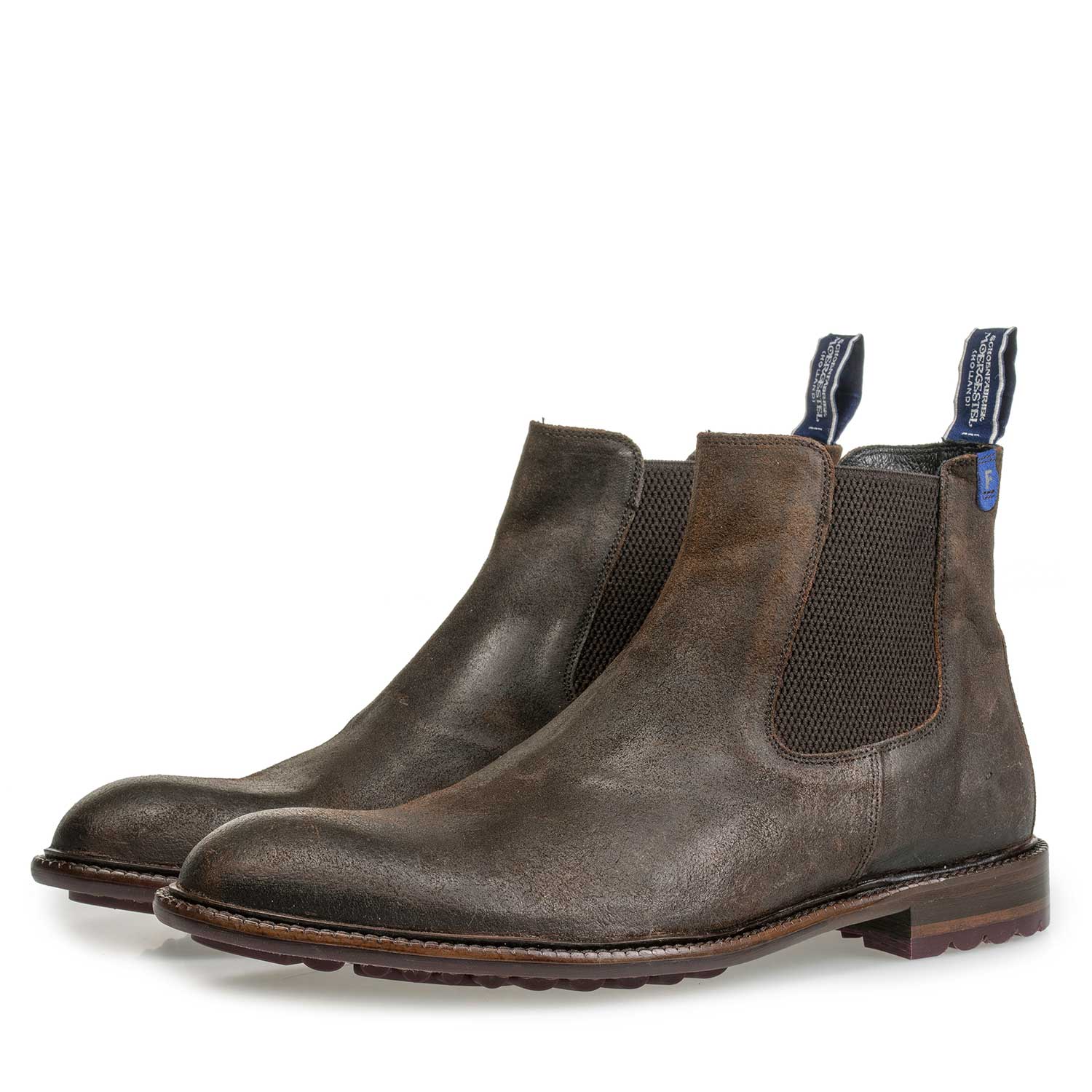 10902/05 - Bruine suède chelsea boot 10902/05 - Bruine suède chelsea boot