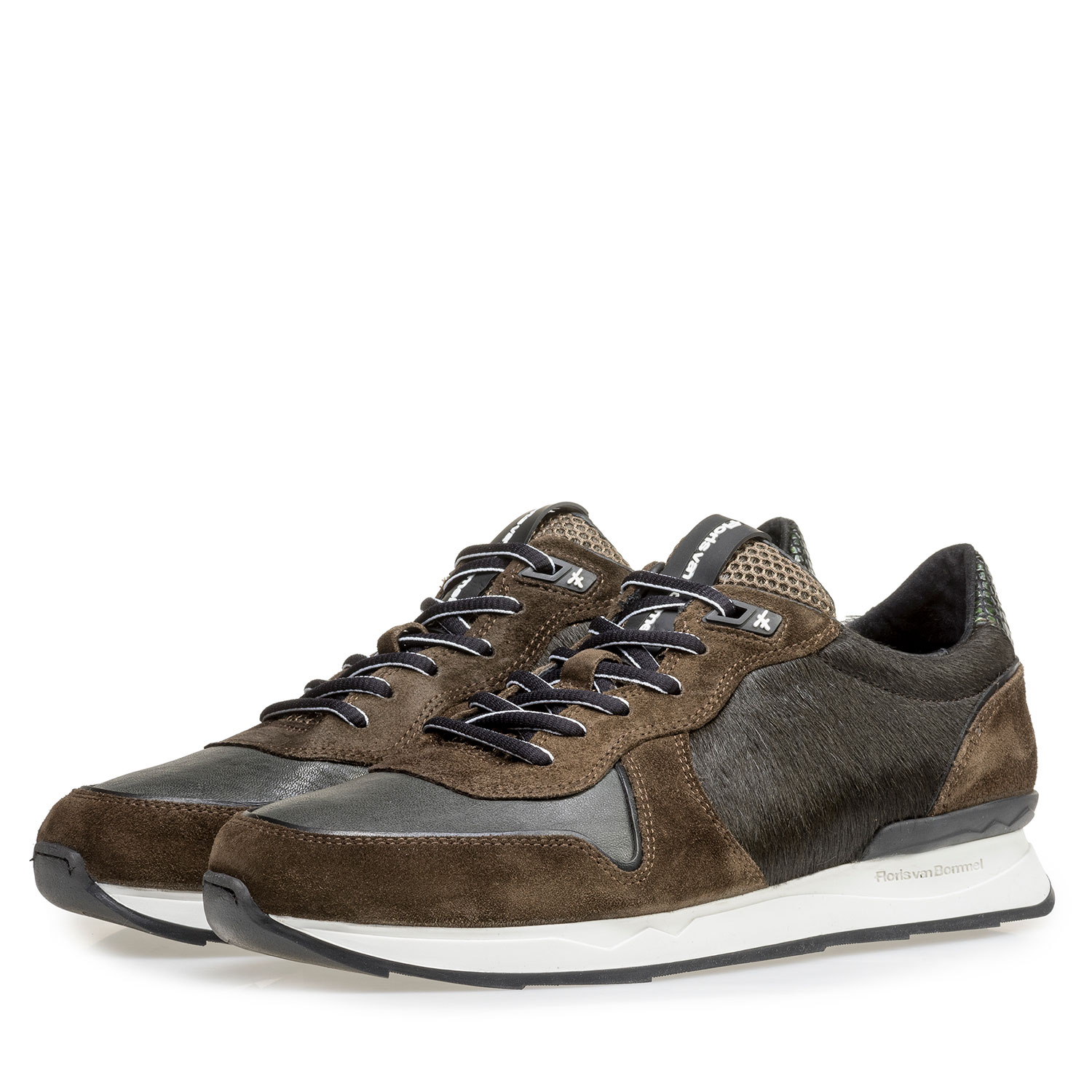 16291/08 - Groene suède sneaker 16291/08 - Groene suède sneaker