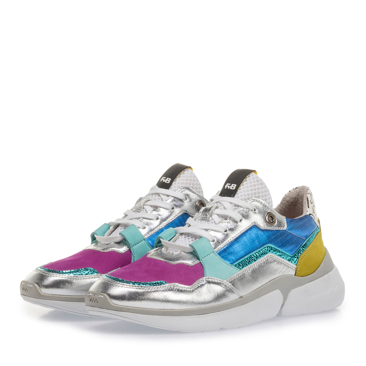 85291/20 - Multi-colour leather sneaker 85291/20 - Multi-colour leather sneaker