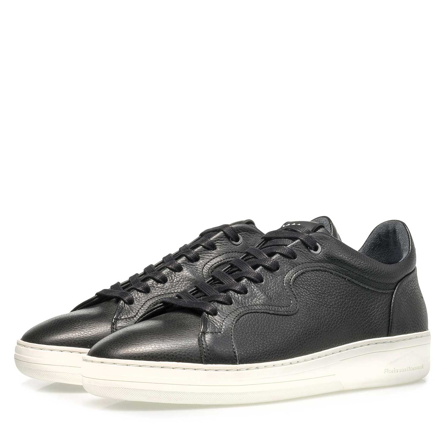 13225/04 - Zwarte kalfsleren sneaker 13225/04 - Zwarte kalfsleren sneaker