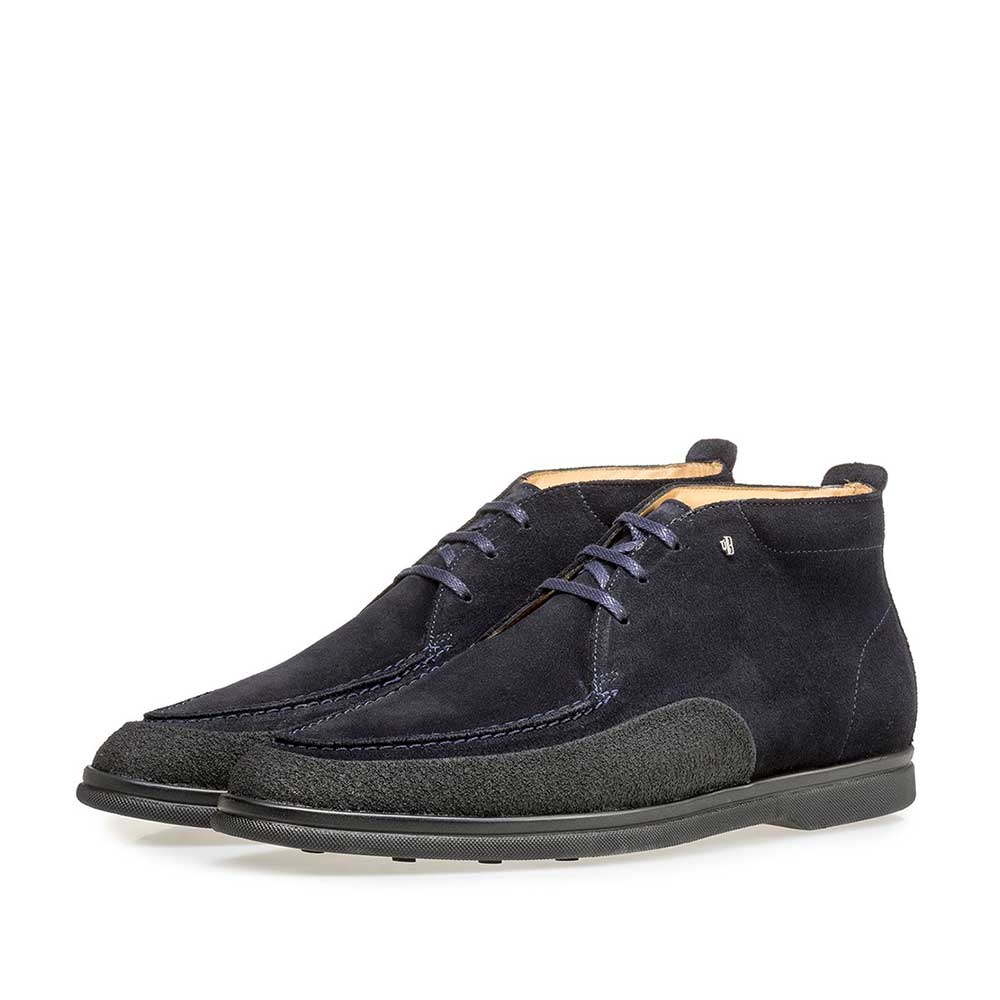 20205/00 - Mid-high suede leather lace boot 20205/00 - Mid-high suede leather lace boot