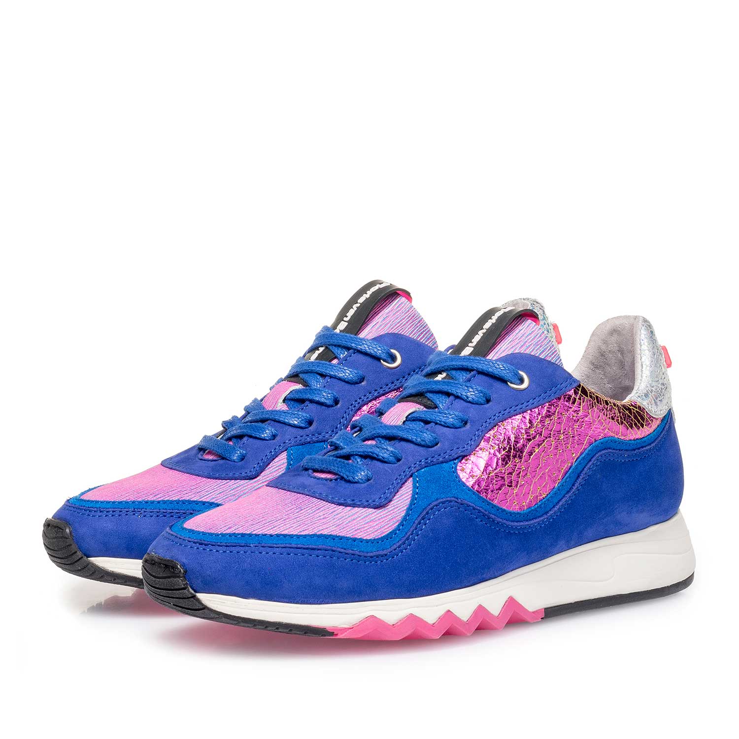 85265/06 - Kobaltblauwe suède sneaker 85265/06 - Kobaltblauwe suède sneaker