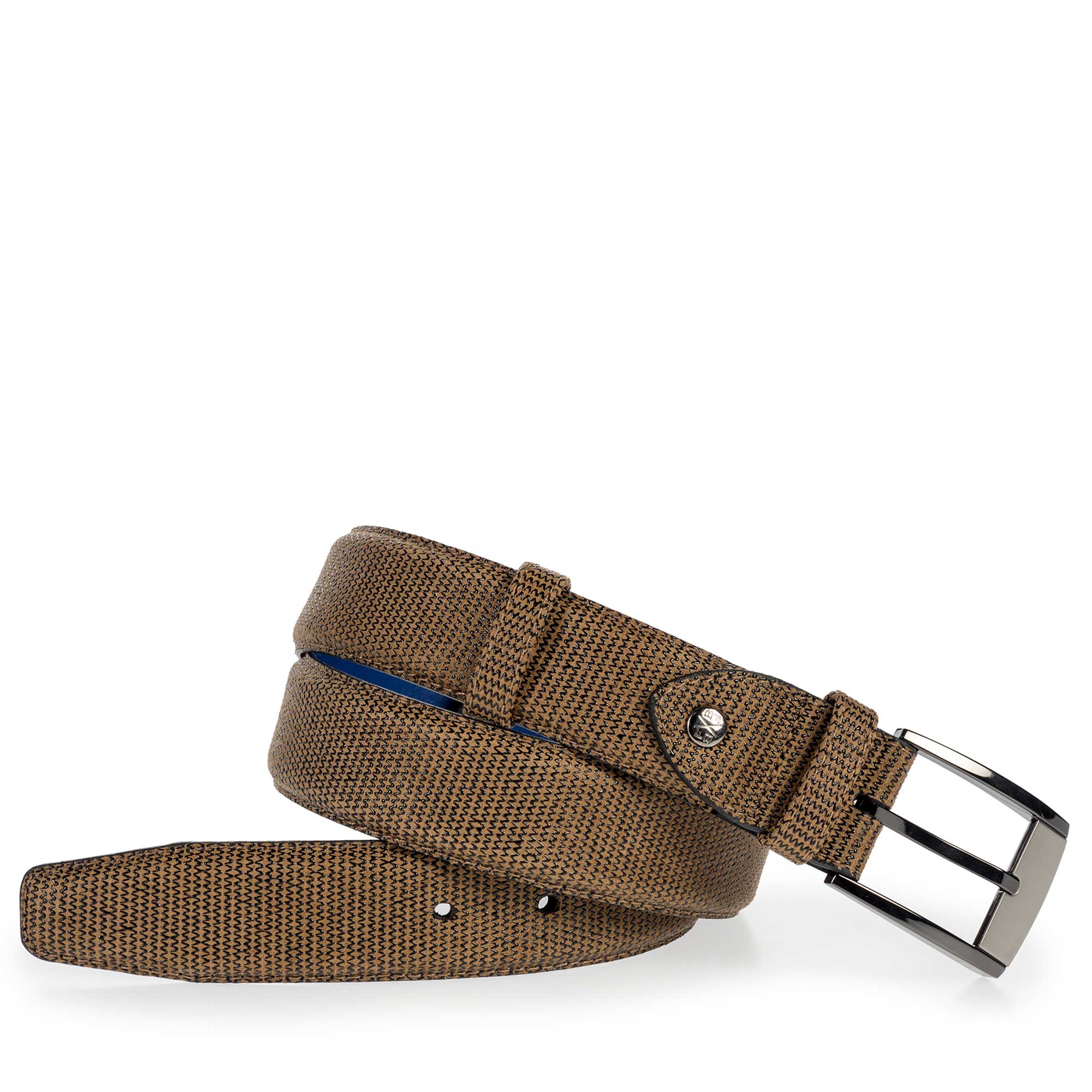75180/20 - Bruine riem van suède 75180/20 - Bruine riem van suède