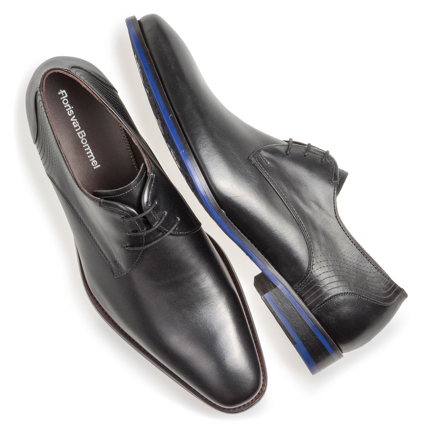 18493/01 - Black calf leather lace shoe 18493/01 - Black calf leather lace shoe