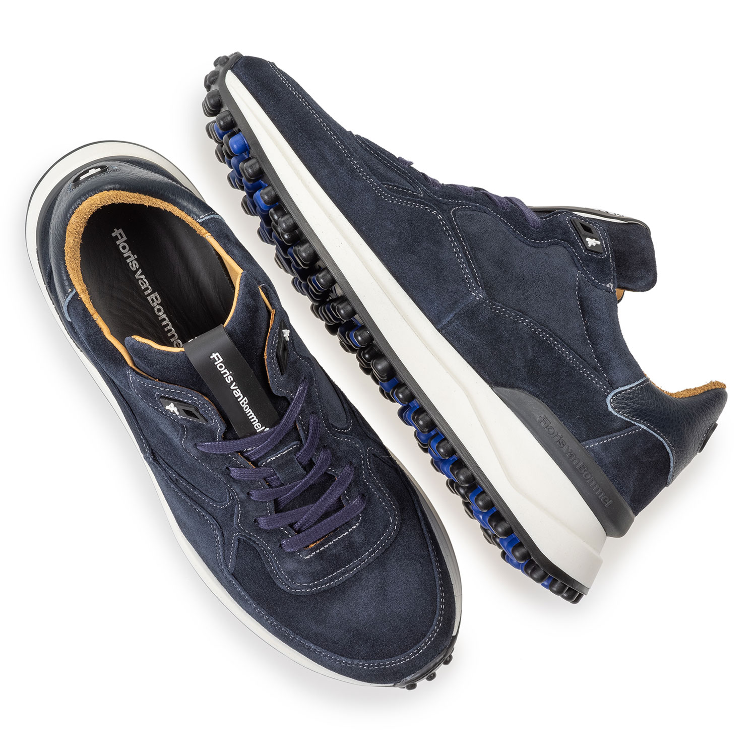 16301/22 - Blauwe suède sneaker 16301/22 - Blauwe suède sneaker