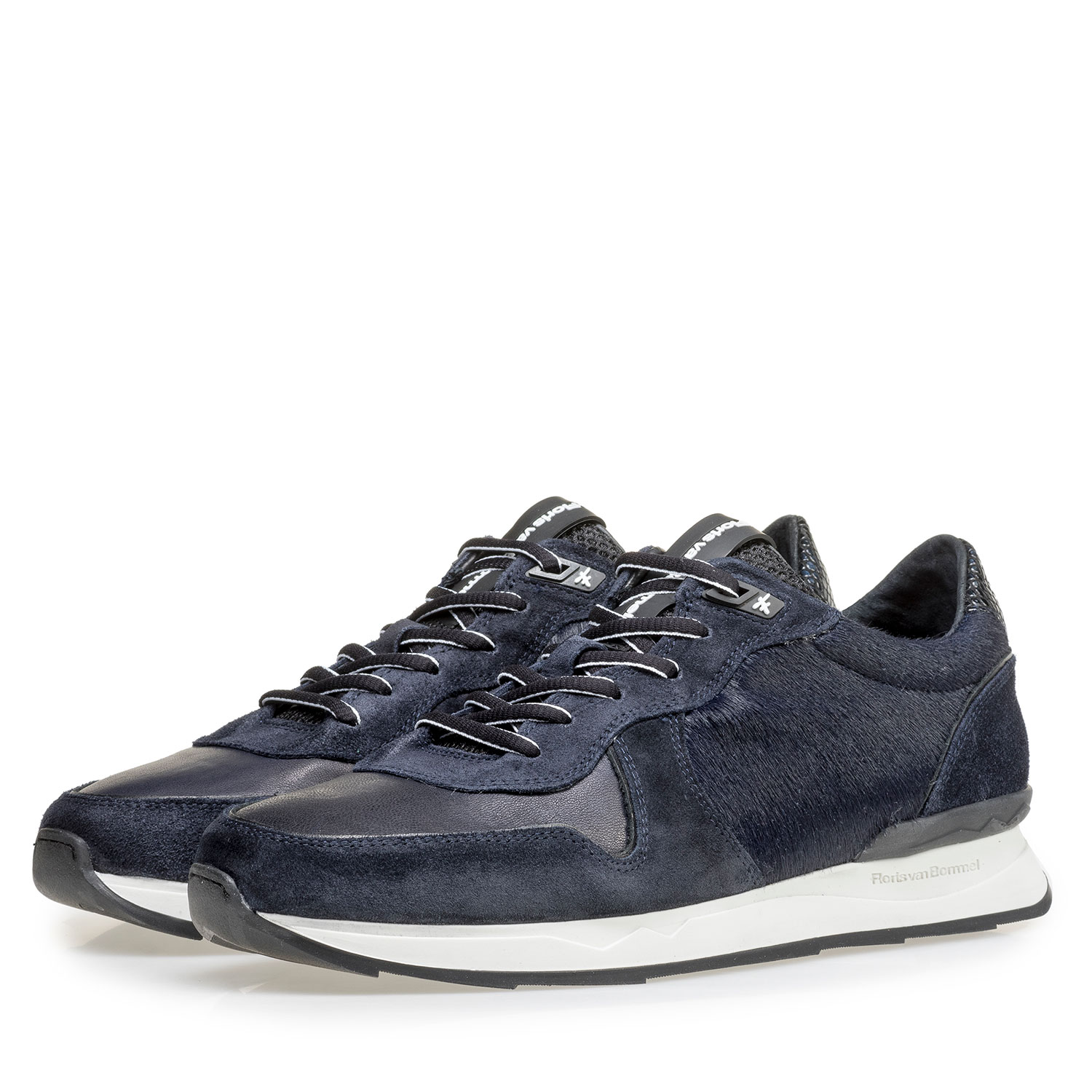 16291/07 - Blauwe suède sneaker 16291/07 - Blauwe suède sneaker