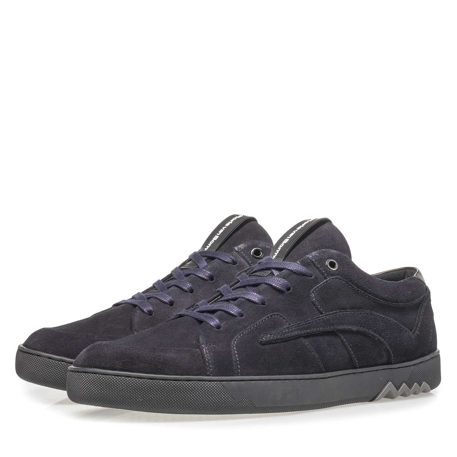 10646/02 - Donkerblauwe suède sneaker 10646/02 - Donkerblauwe suède sneaker
