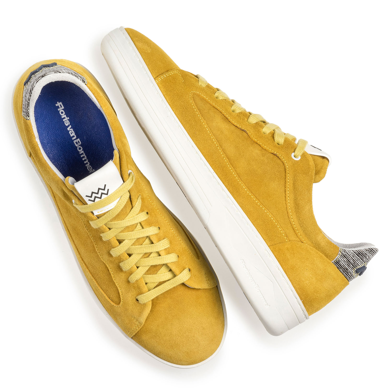 13265/02 - Gele suède sneaker 13265/02 - Gele suède sneaker