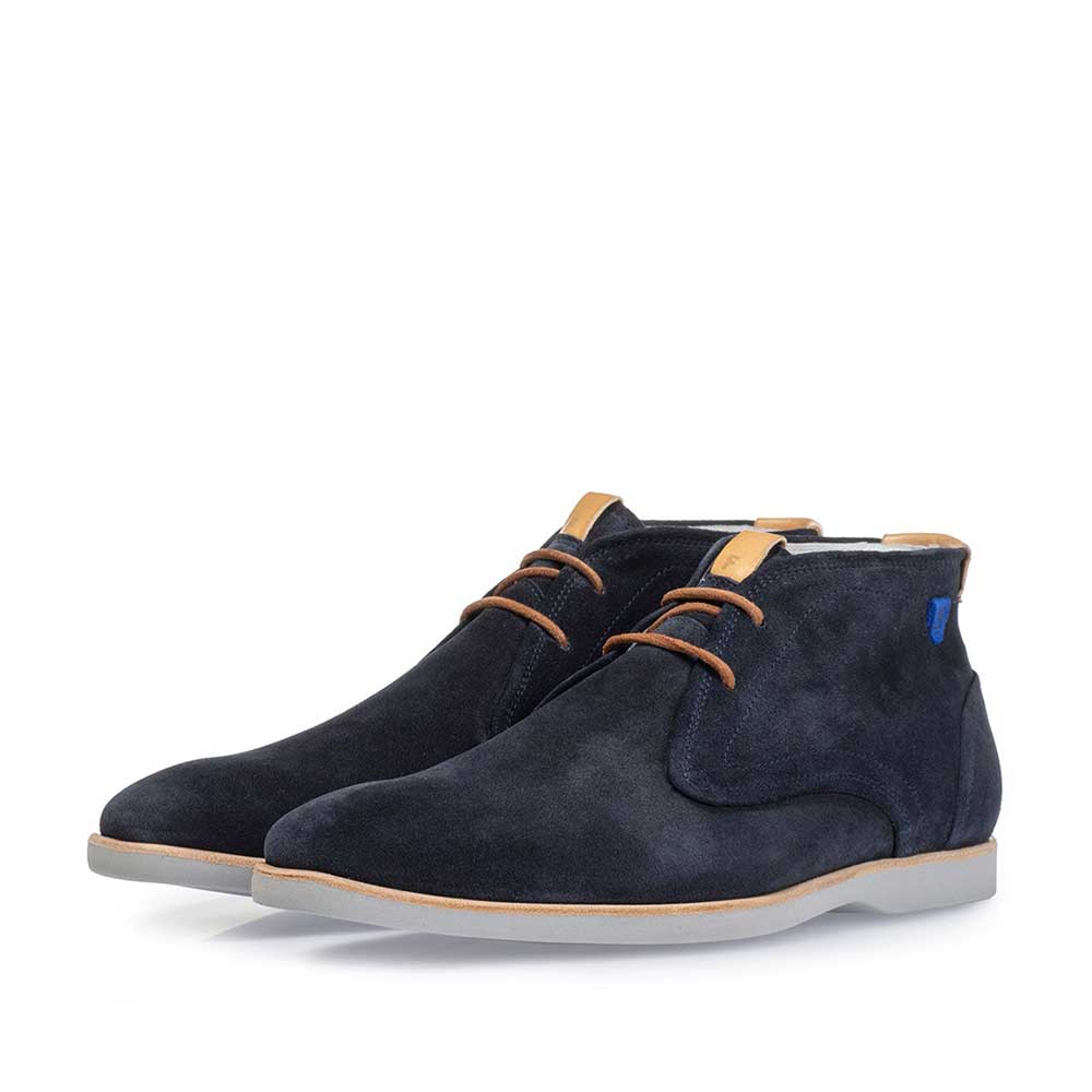 20280/01 - Boot suède blauw 20280/01 - Boot suède blauw