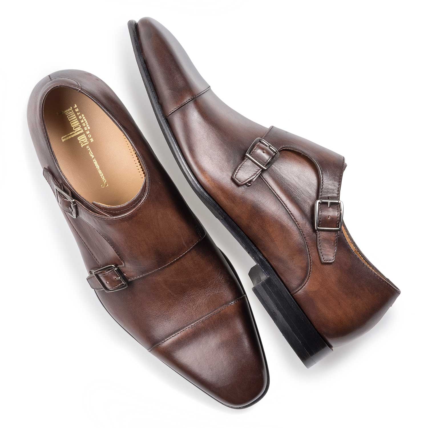 12295/03 - Dark brown calf leather monk strap 12295/03 - Dark brown calf leather monk strap